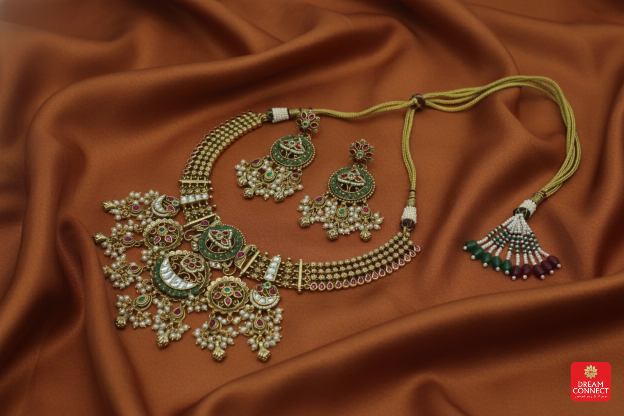 Rajwadi Choker Necklace (RJWD S 21)