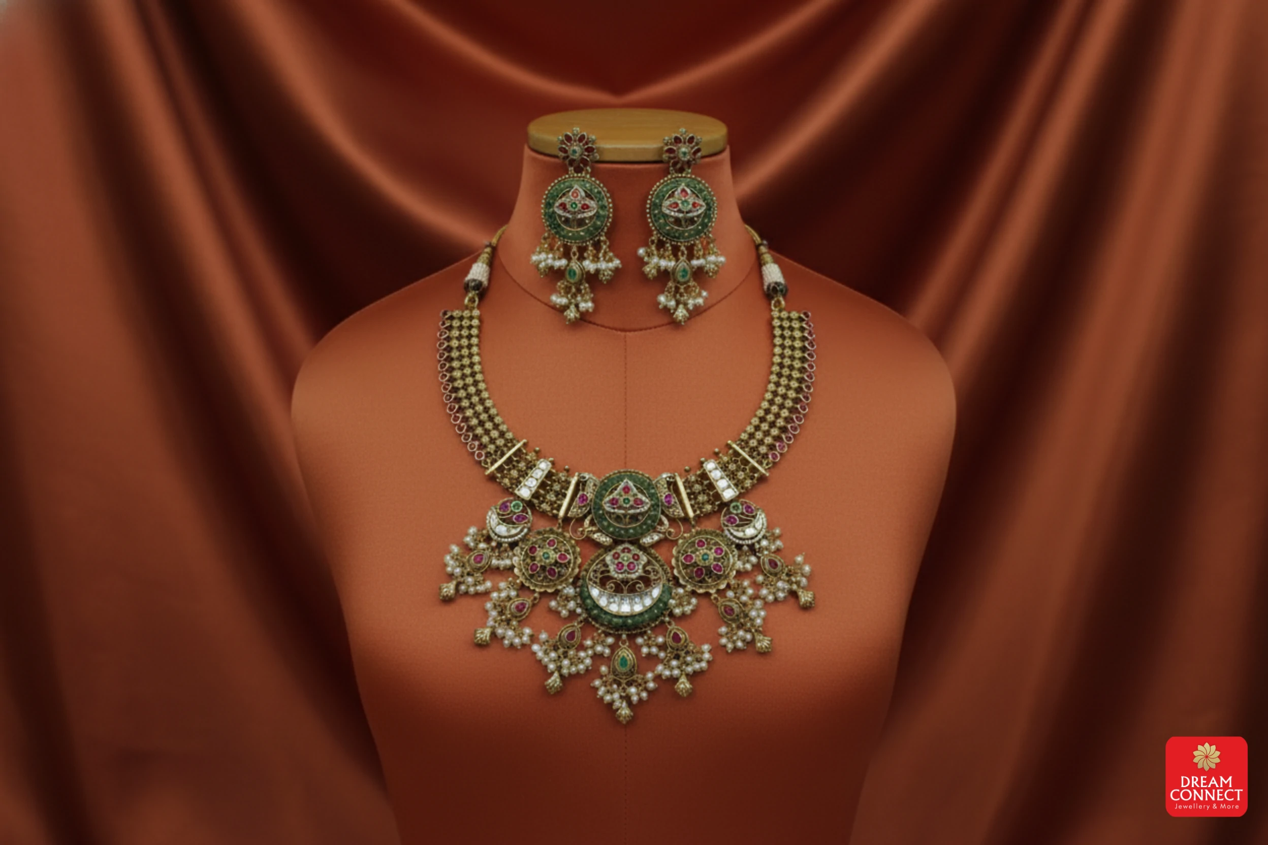 Rajwadi Choker Necklace (RJWD S 21)