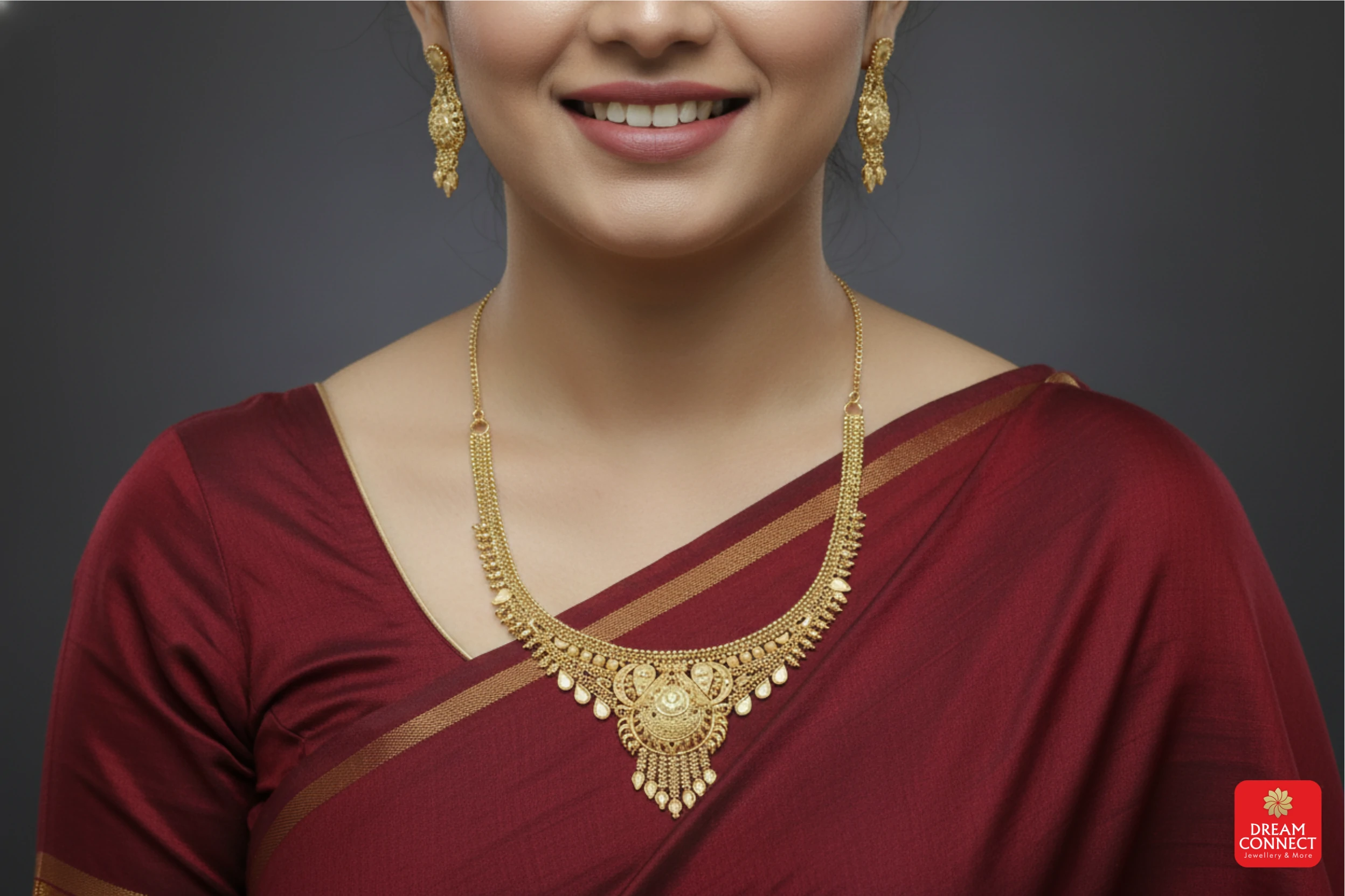 Gold Plated Necklace Set (BX2 SNS4.4)