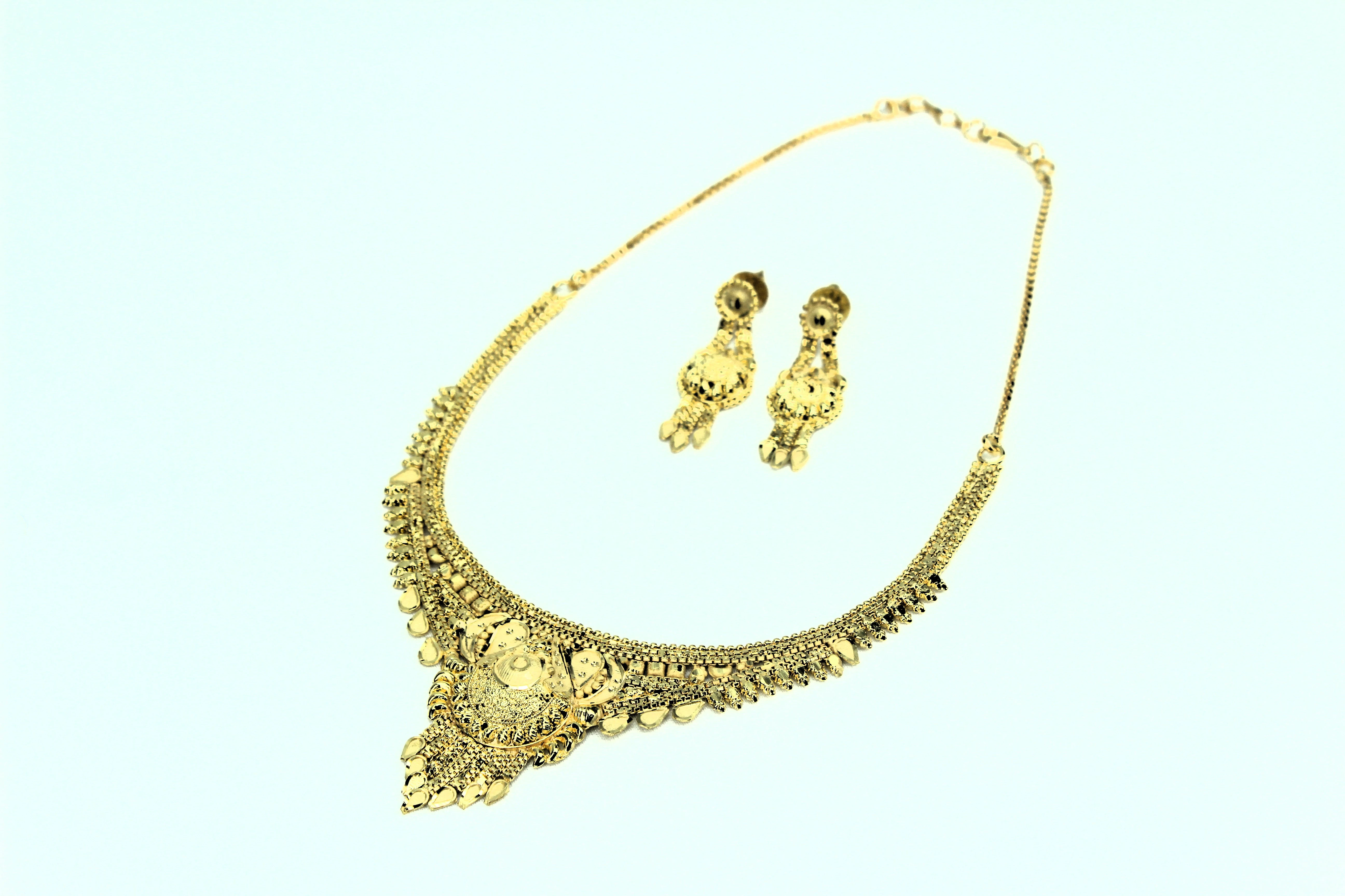 Gold Plated Necklace Set (BX2 SNS4.4)