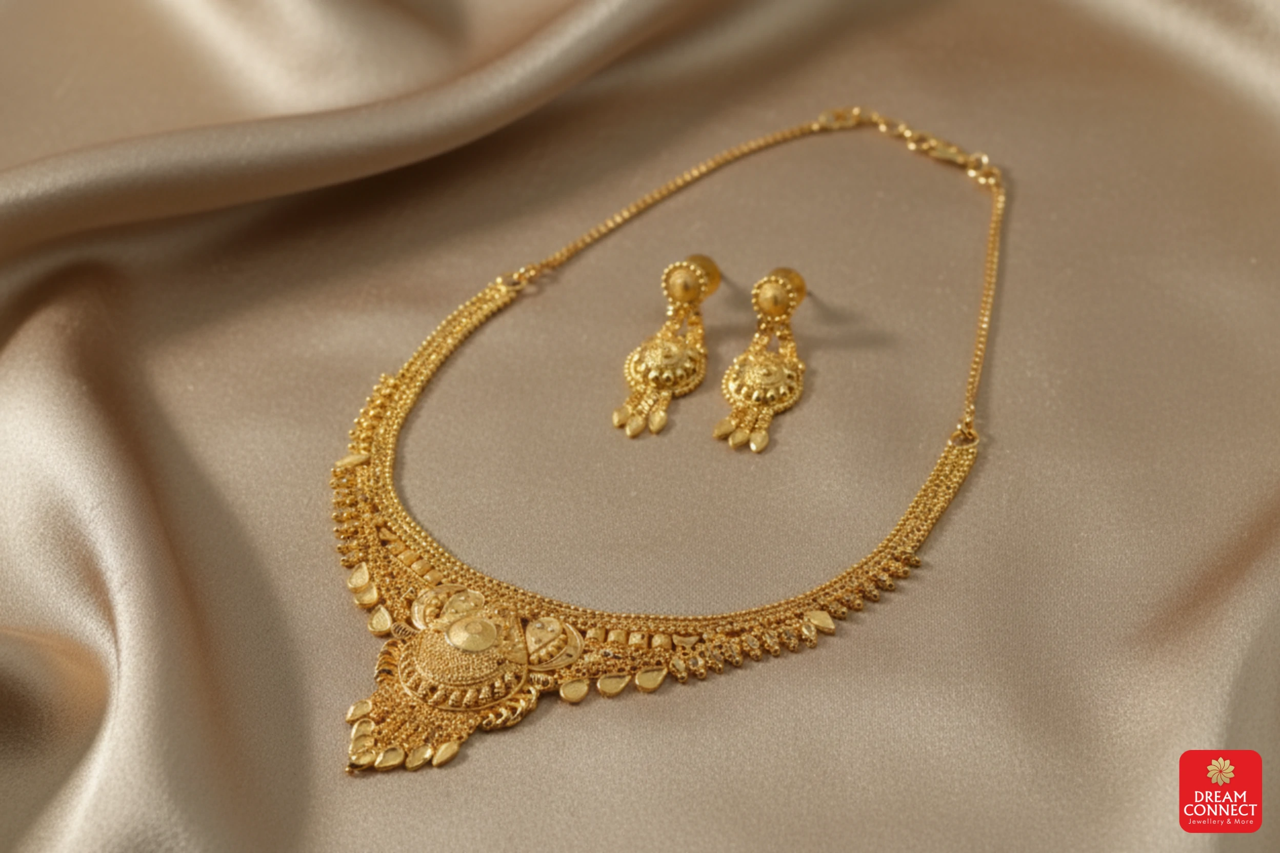 Gold Plated Necklace Set (BX2 SNS4.4)