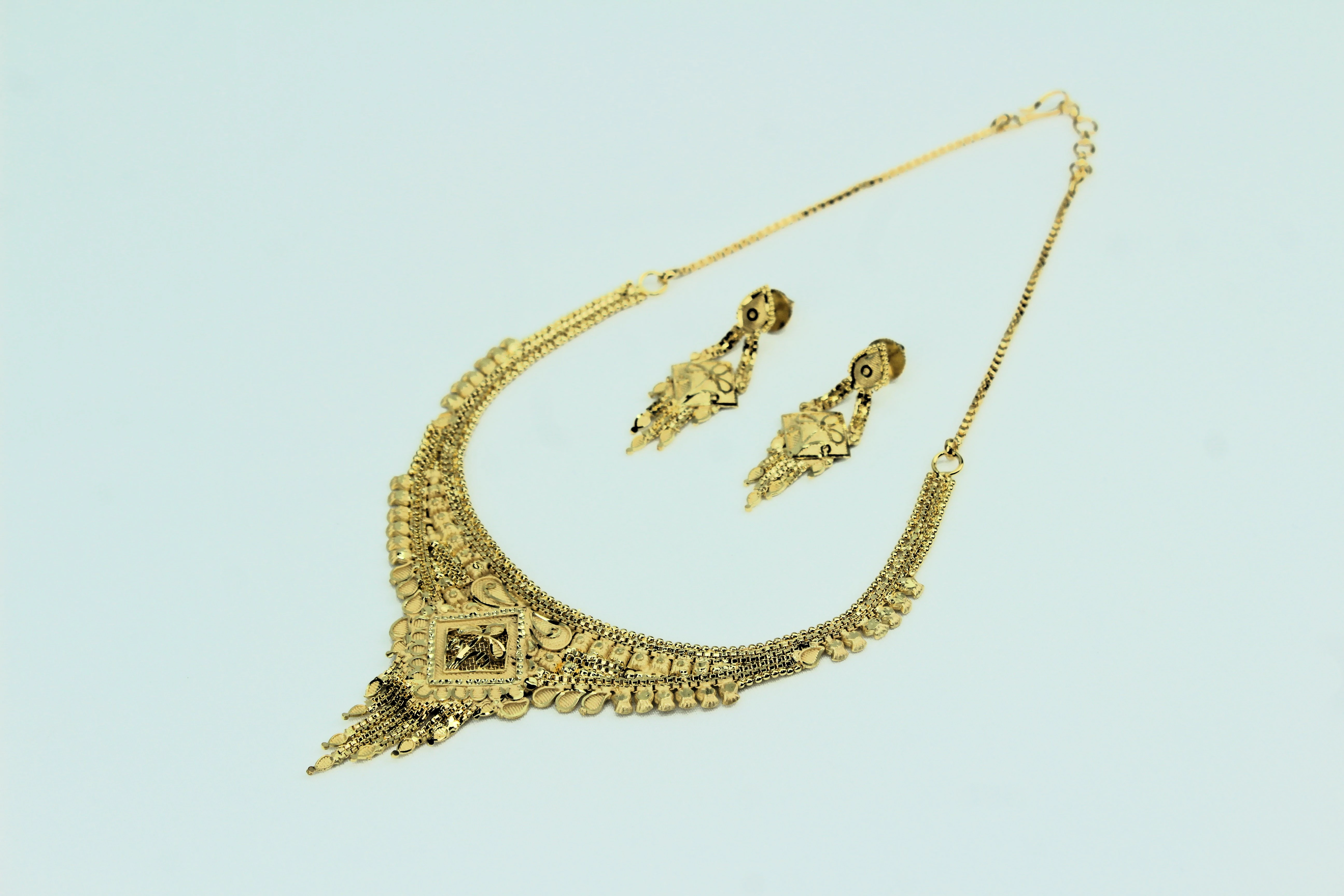 Gold Plated Necklace Set (BX2 SNS4.3)