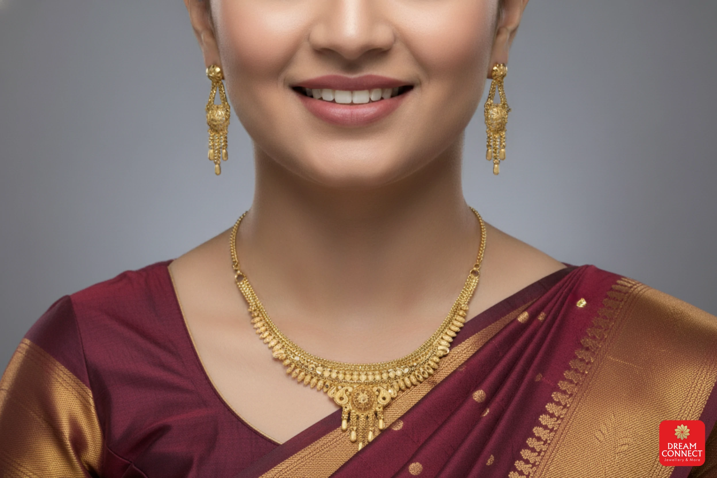 Gold Plated Necklace Set (BX2 SNS 2)