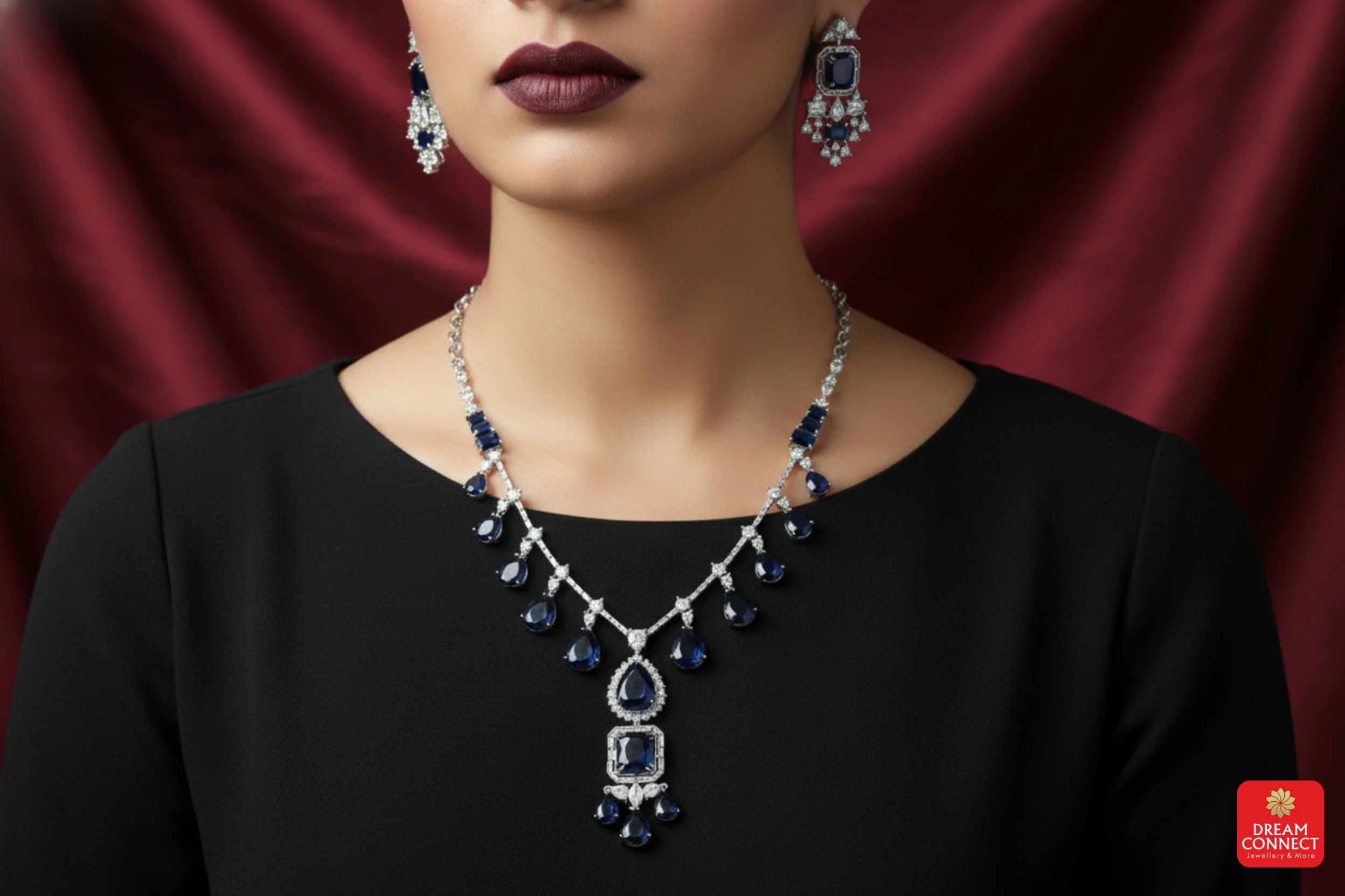 Antique American Diamond Necklace (ADNS 08)