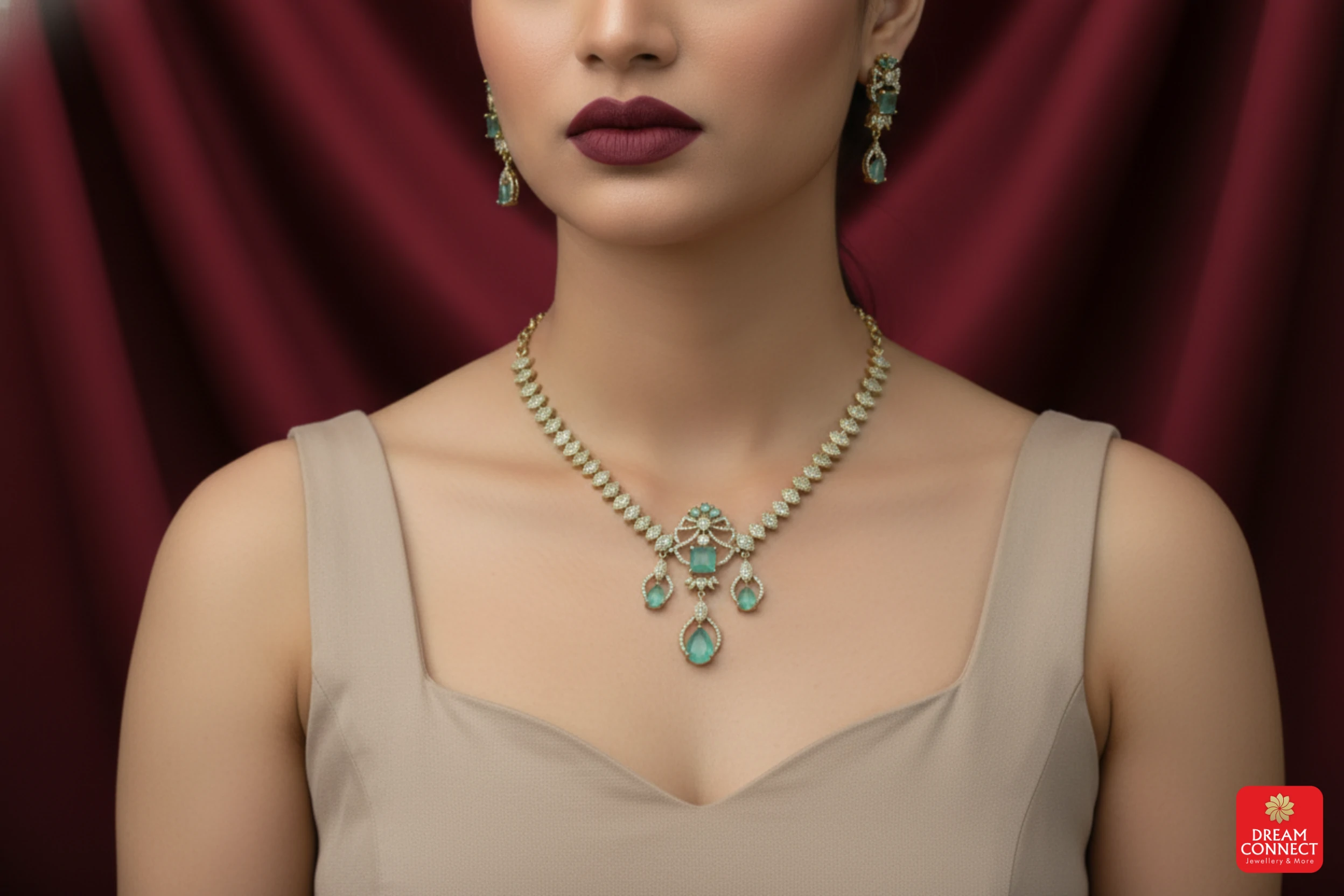 Antique American Diamond Necklace (ADNS 05)