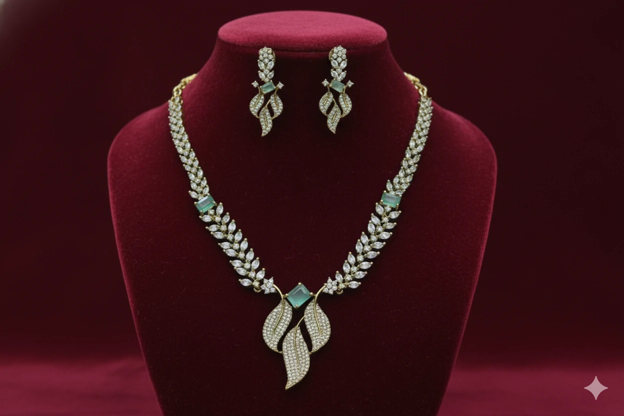 Antique American Diamond Necklace (ADNS 04)