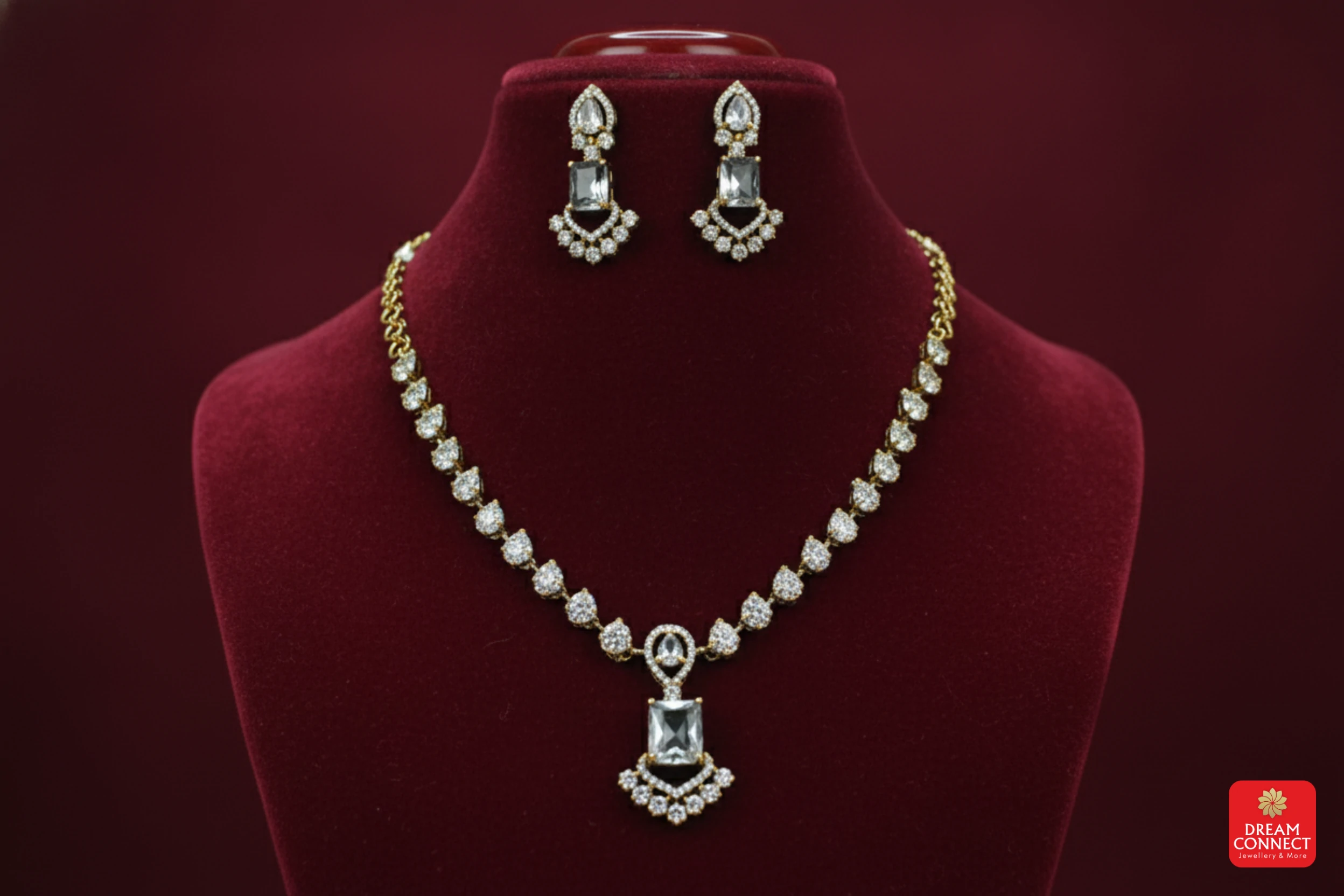 Antique American Diamond Necklace (ADNS 03)