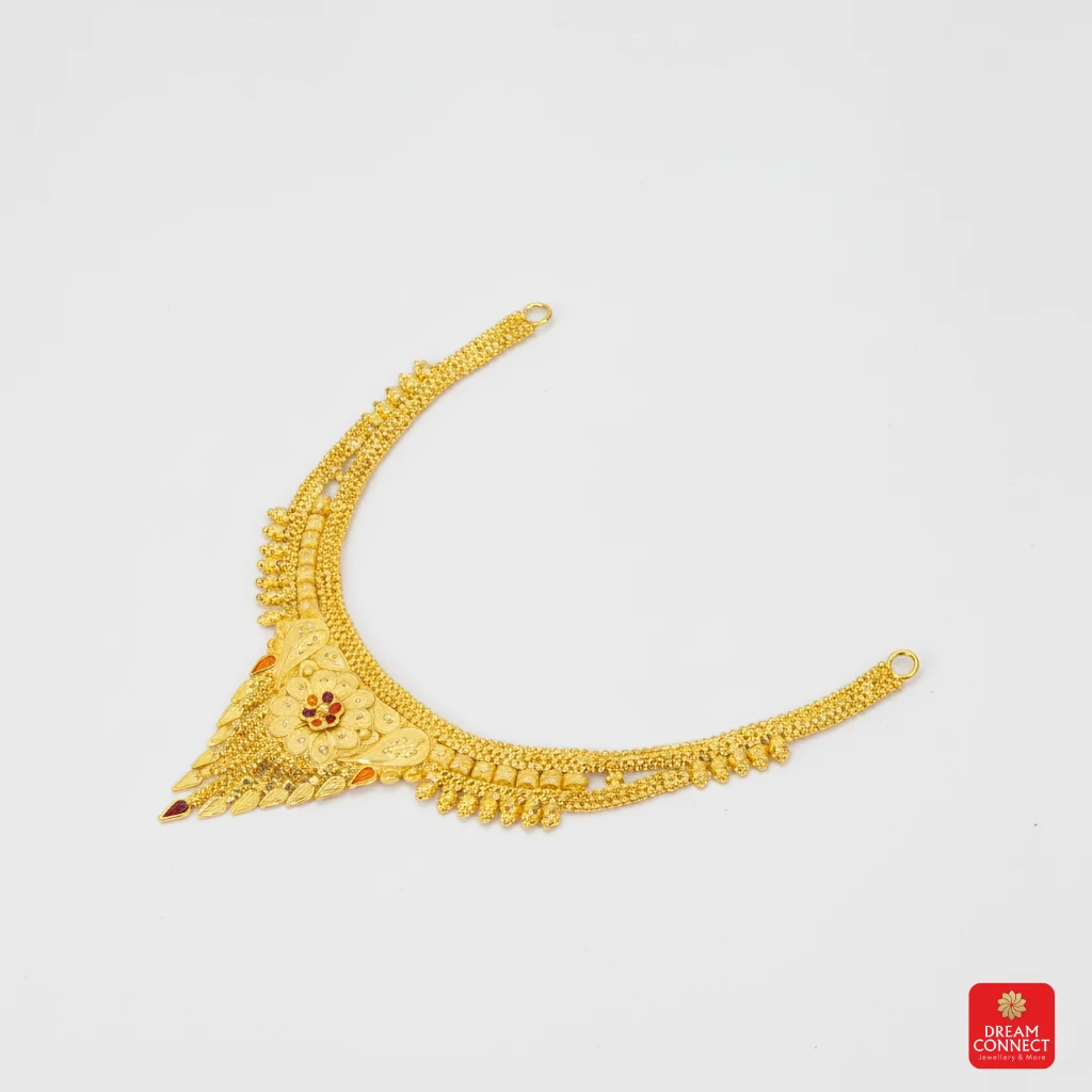 Gold Plated Necklace Set (SNS 08)