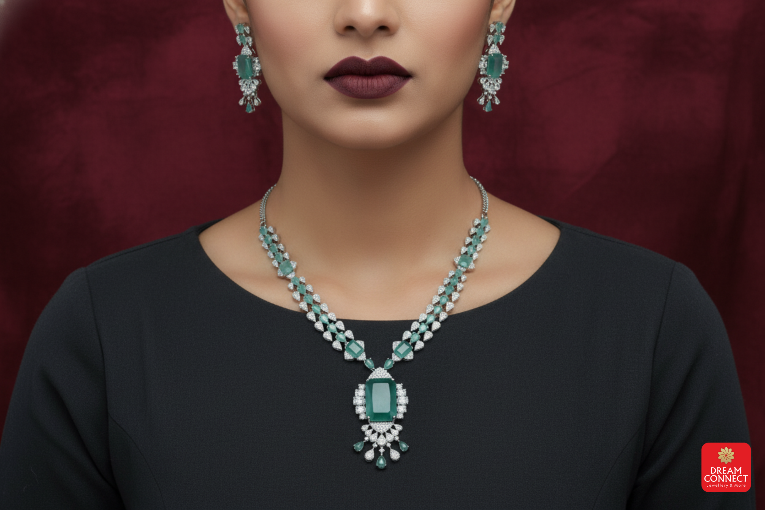 Antique American Diamond Necklace (ADNS 10.2)