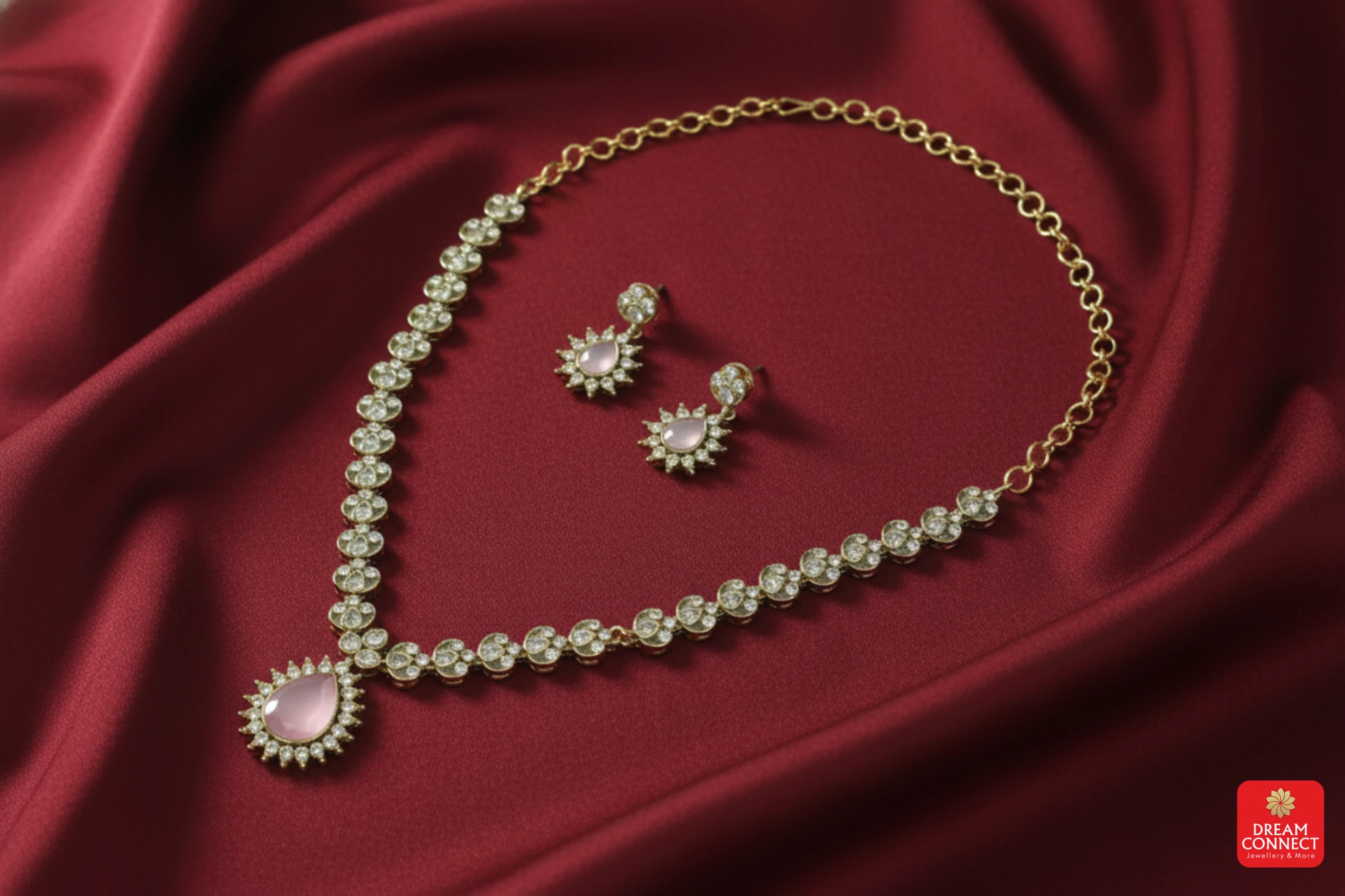 Antique American Diamond Necklace (ADNS 6.4)
