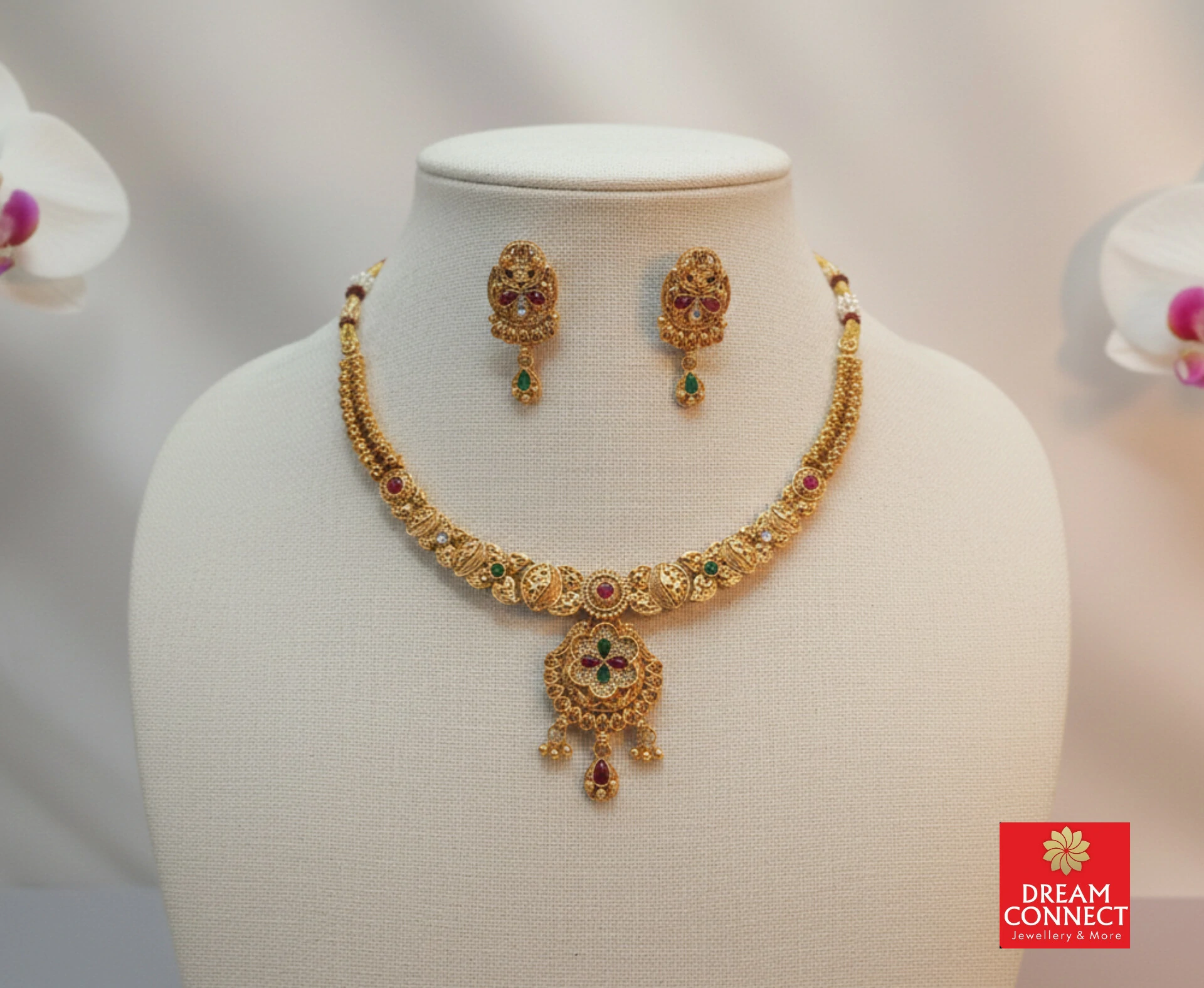 Rajwadi choker Necklace B2212ERJN03