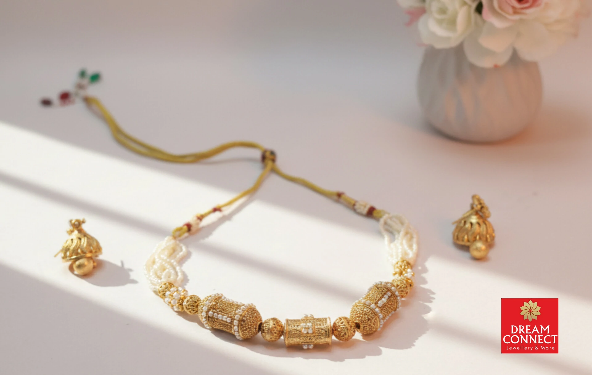 Rajwadi Choker Necklace B3212ERJN12