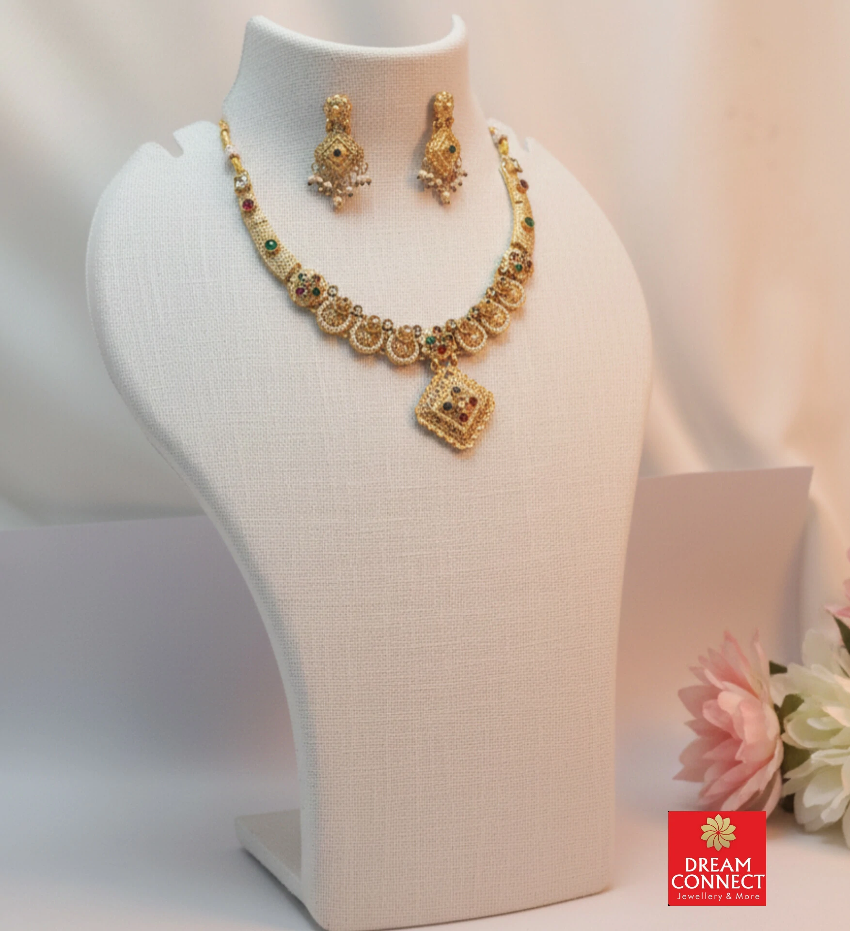 Rajwadi Choker Necklace B2212ERJN23