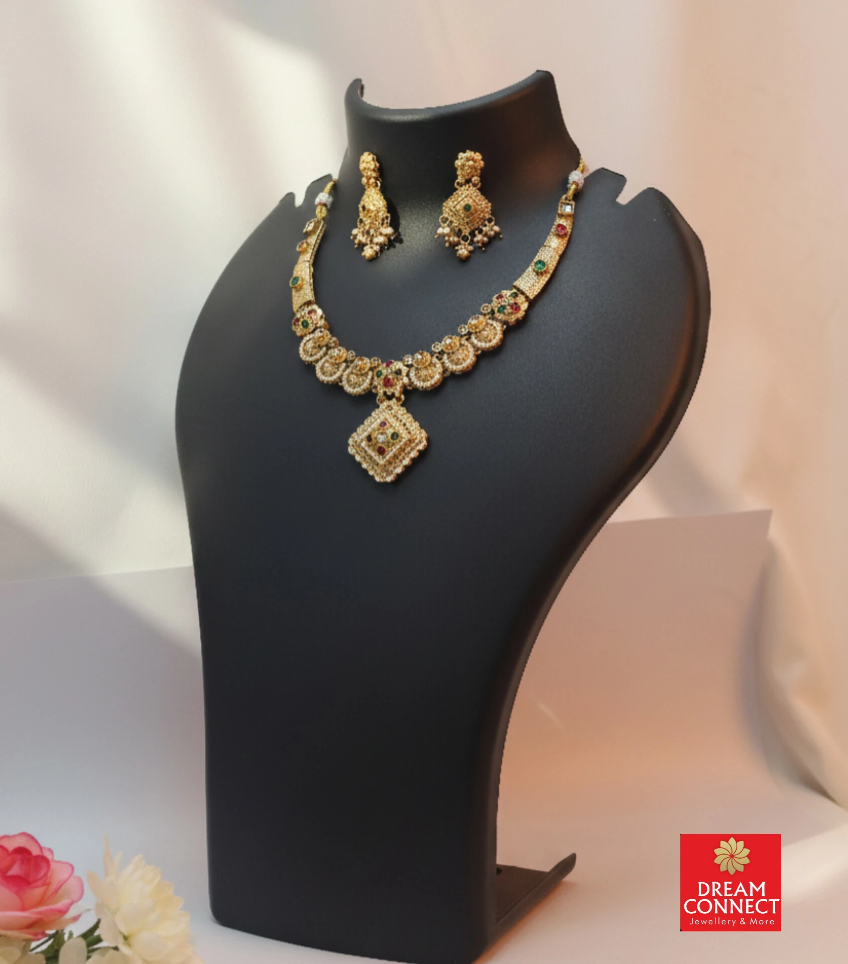 Rajwadi Choker Necklace B2212ERJN23
