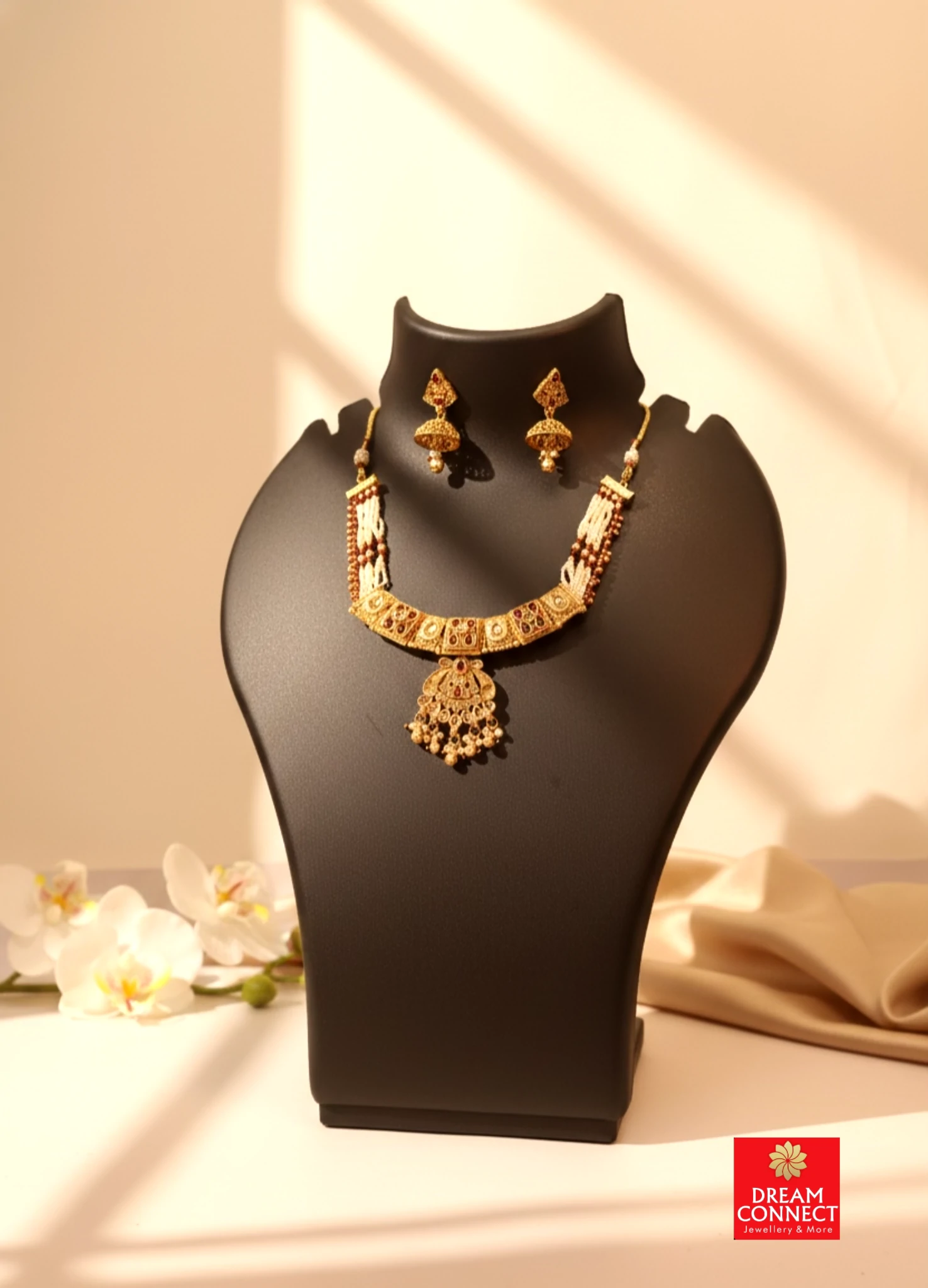 Rajwadi Choker Necklace B2212ERJN26