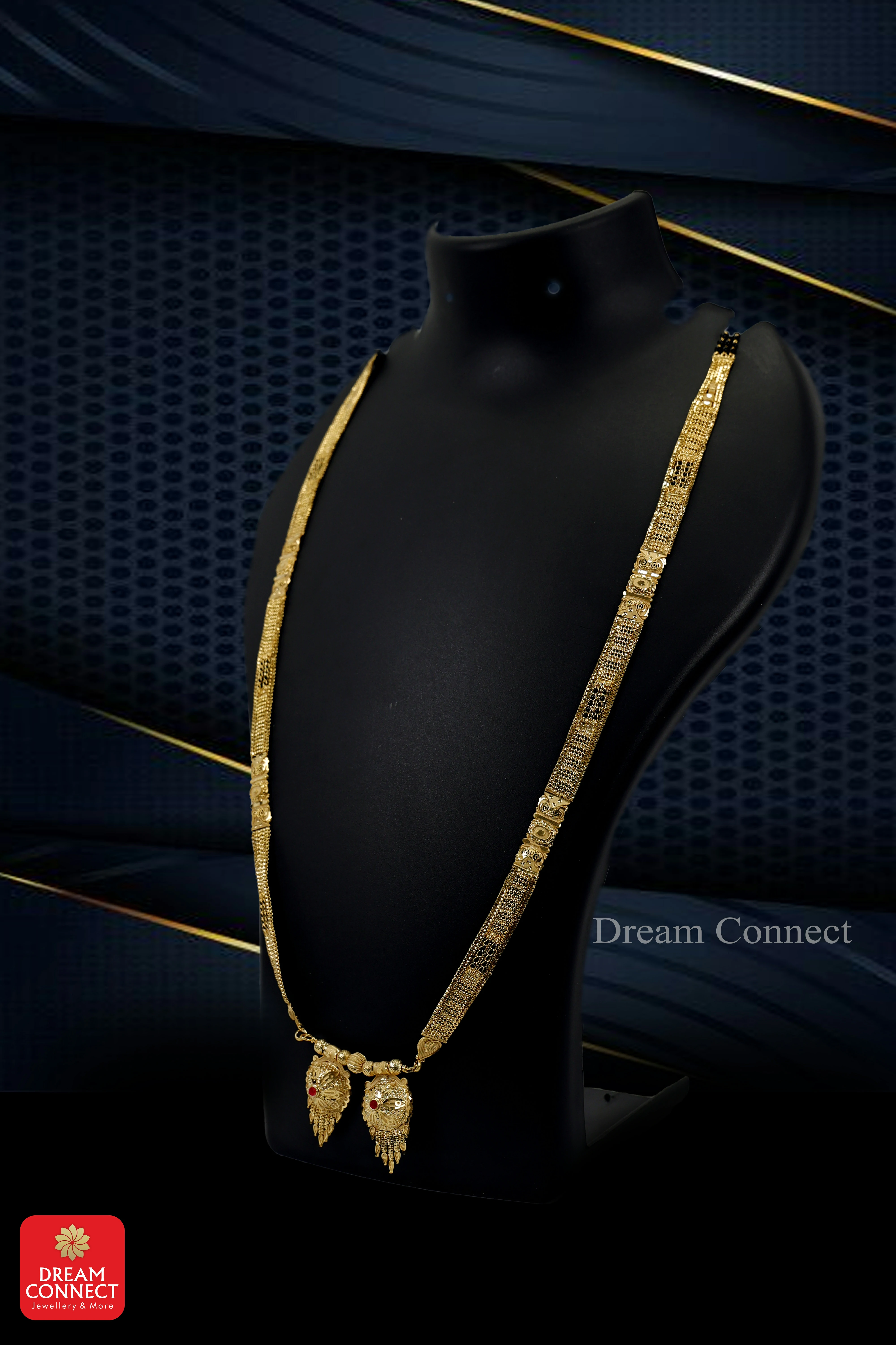 Long Mangalsutra Gold Plated 4