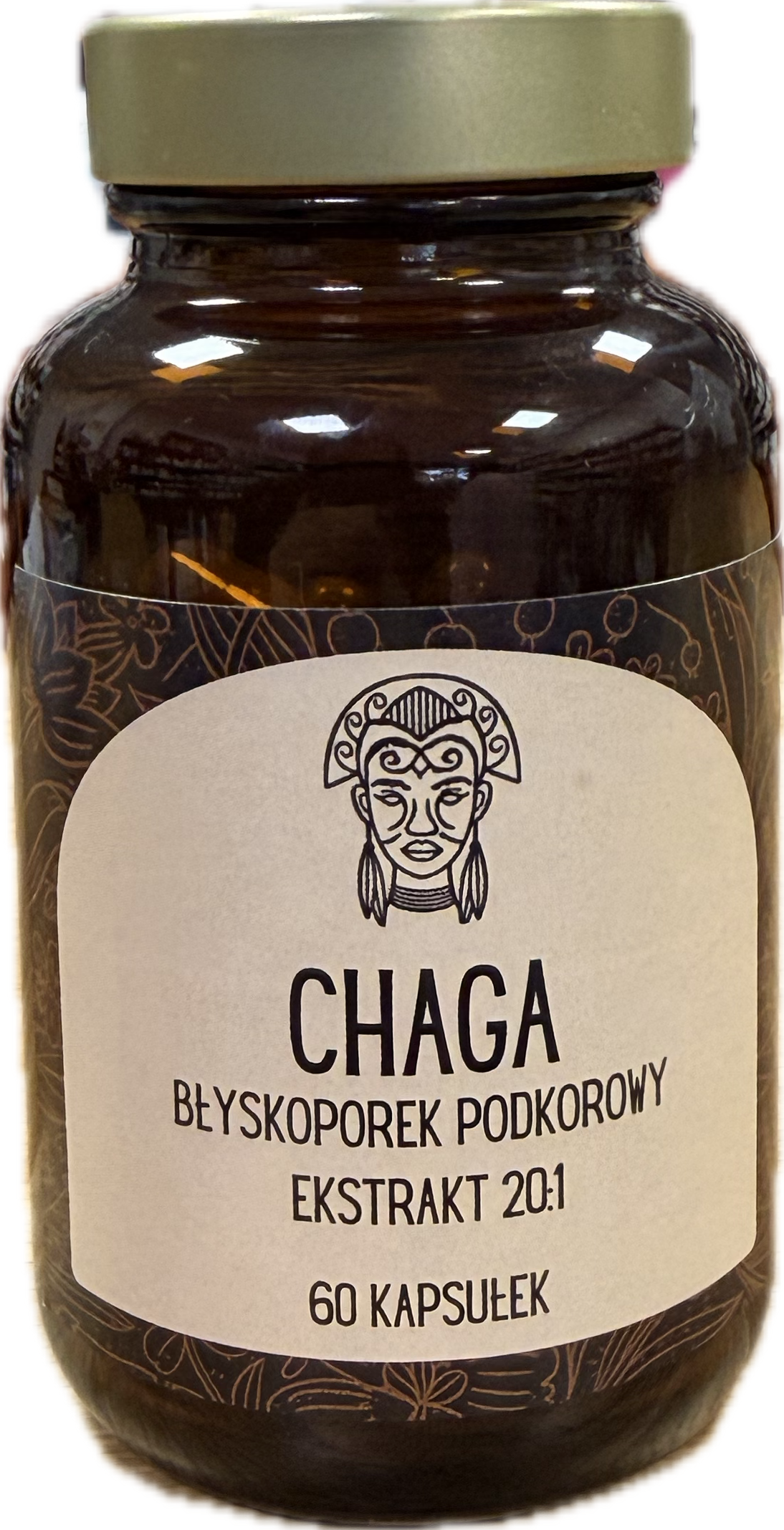 Kapibara Chaga Ekstrakt 20:1 -60 kaps