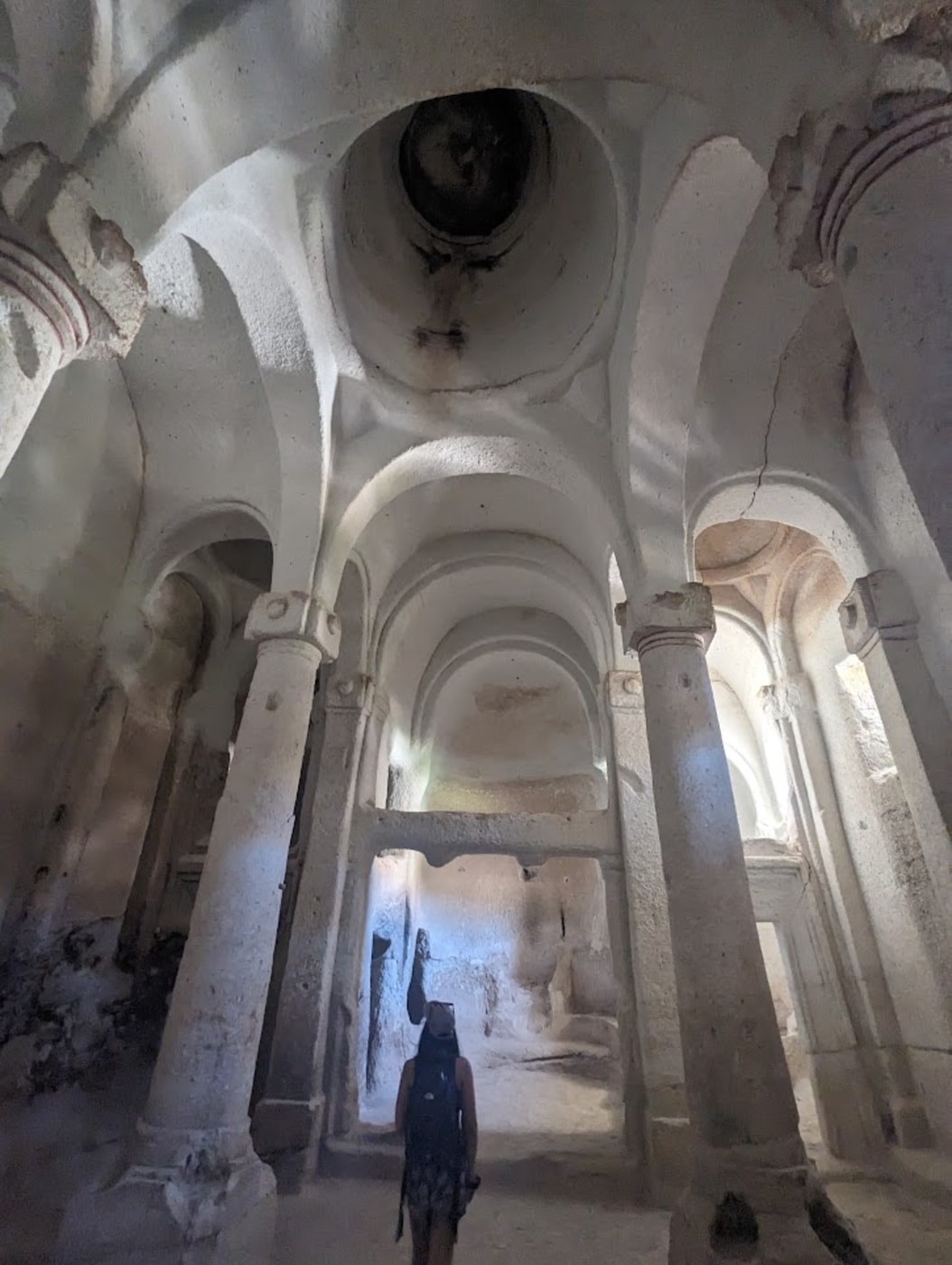 Walking around inside an abandoned Cave Church