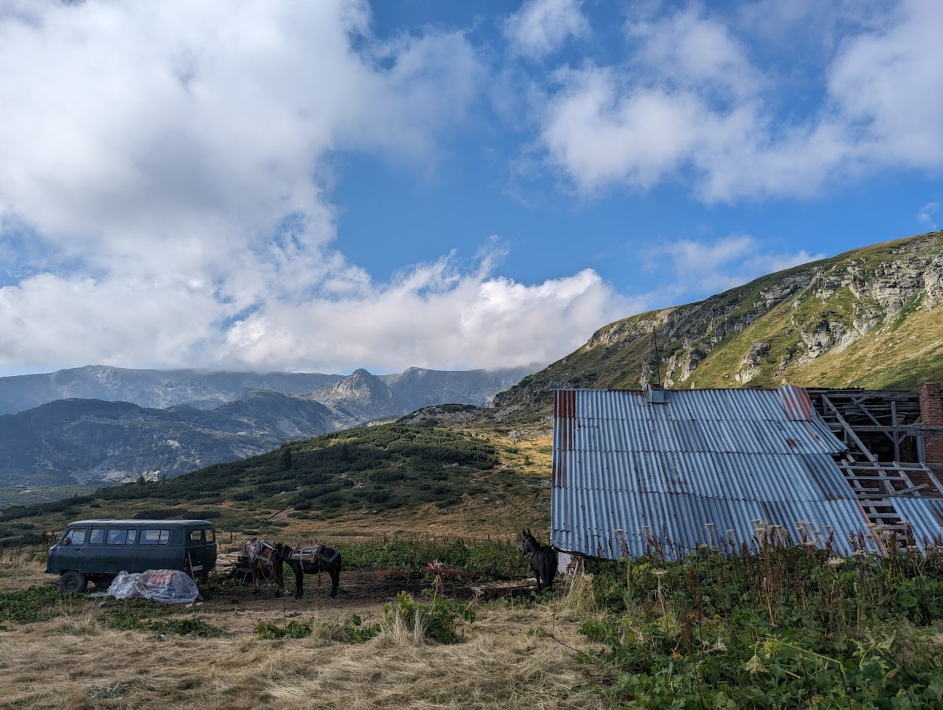 Start of the Seven Rila Lake hike