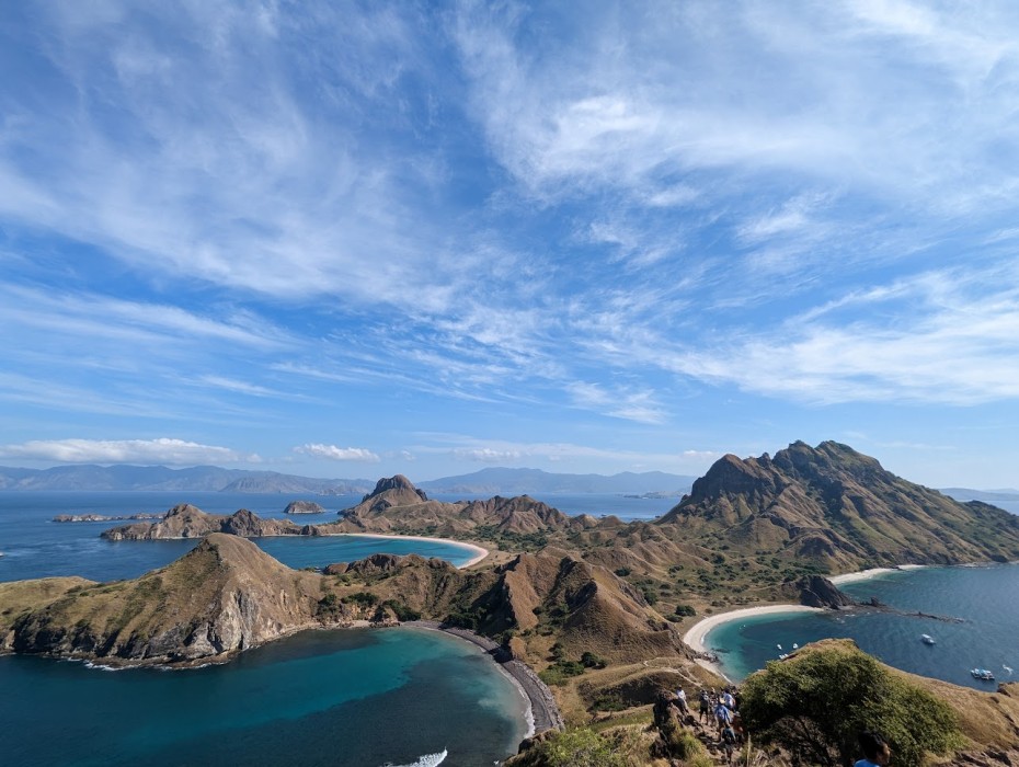 The view of Padar Island.