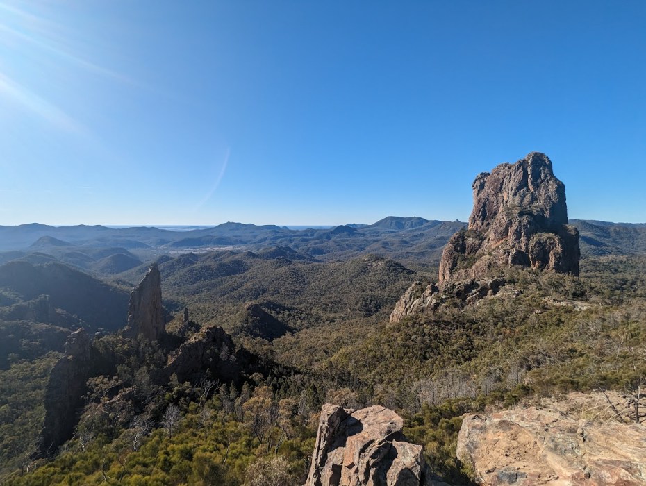 View of the Warrumbungles.