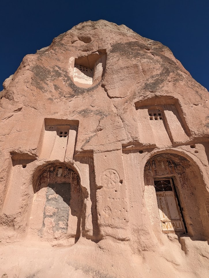 One of the many abandoned cave dwellings