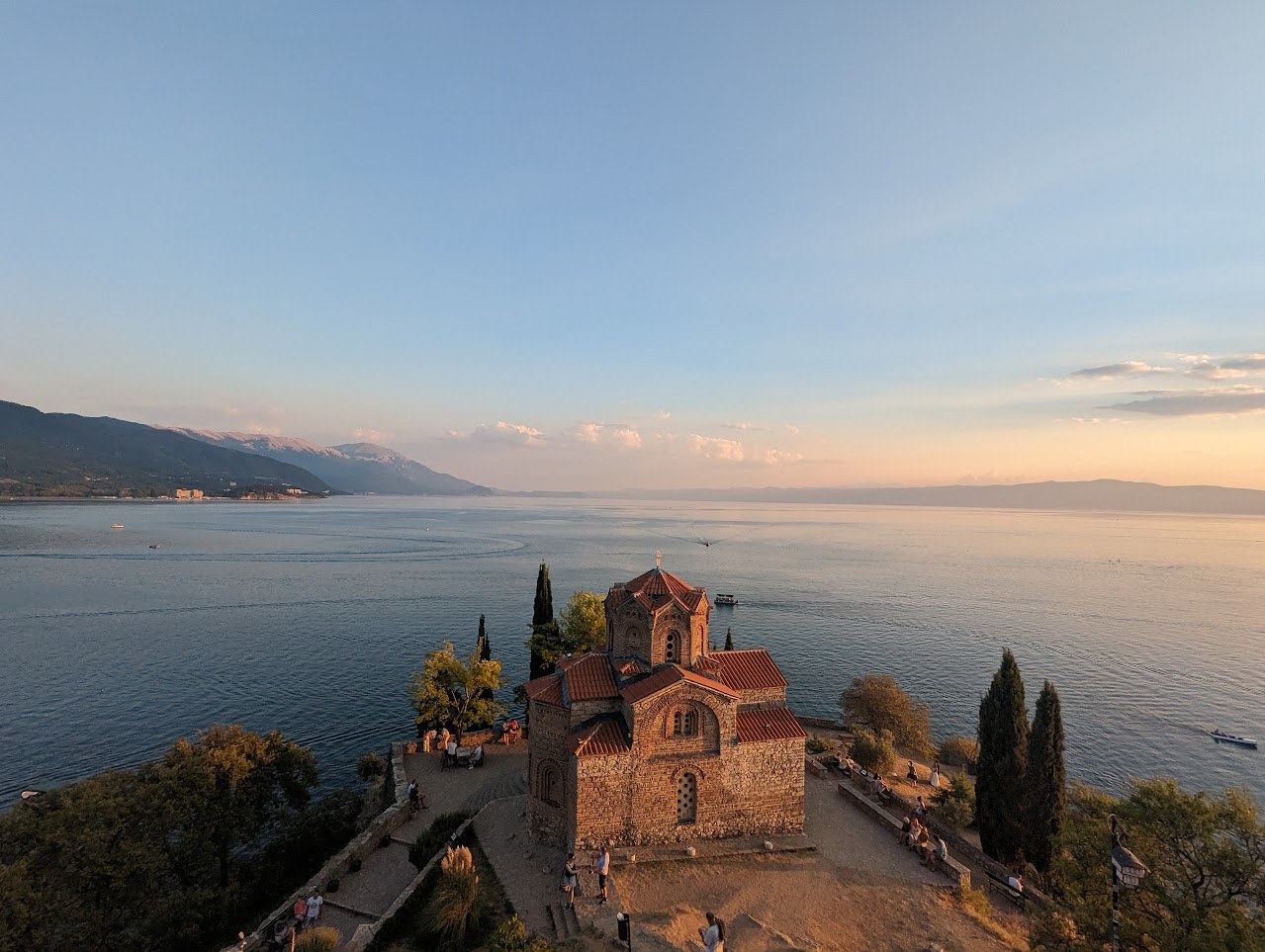 Quintessential shot of Lake Ohrid