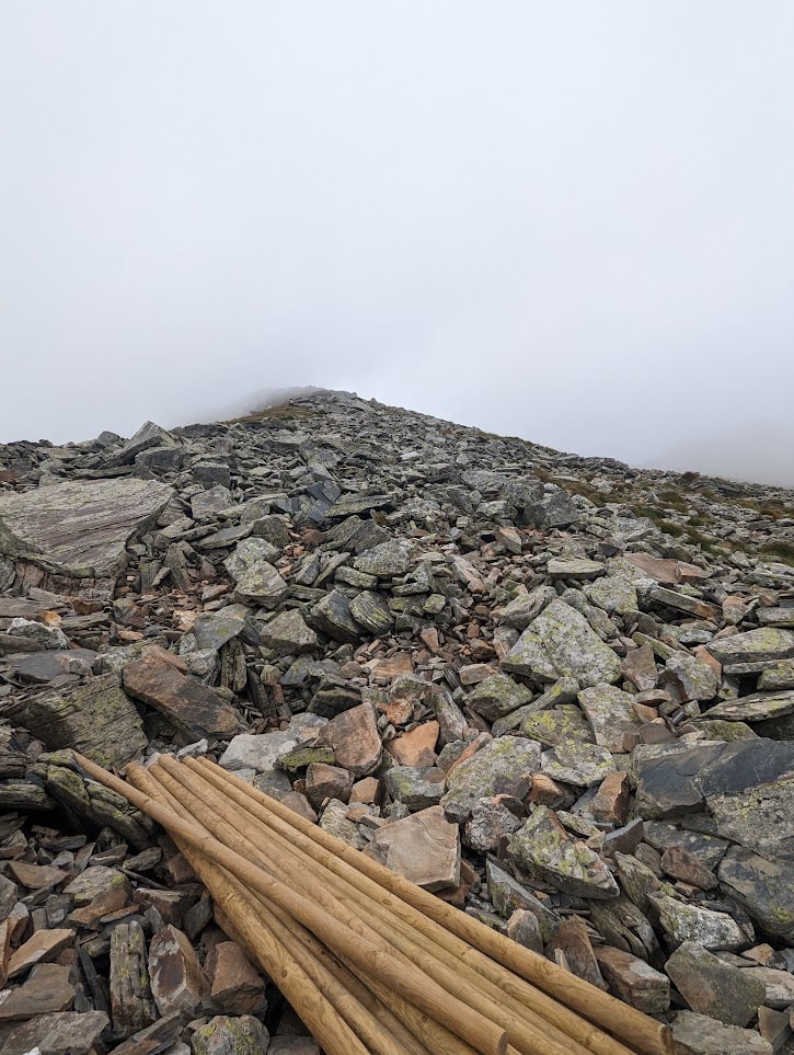 Seven Rila Lake Hike Top Very Foggy