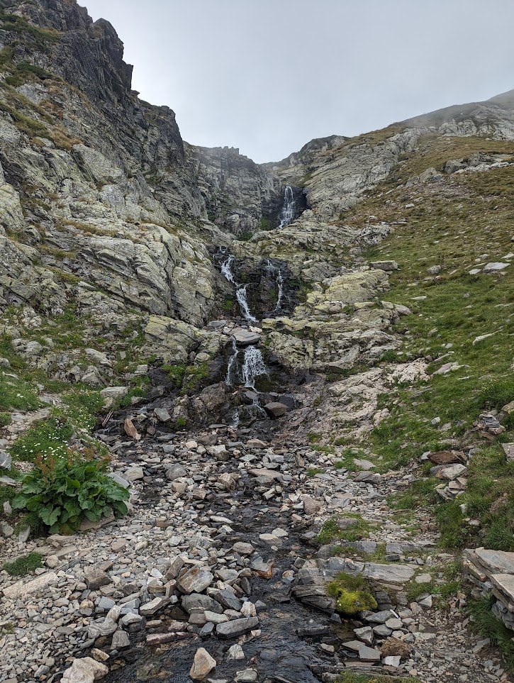 Seven Rila Lake Hike Waterfall