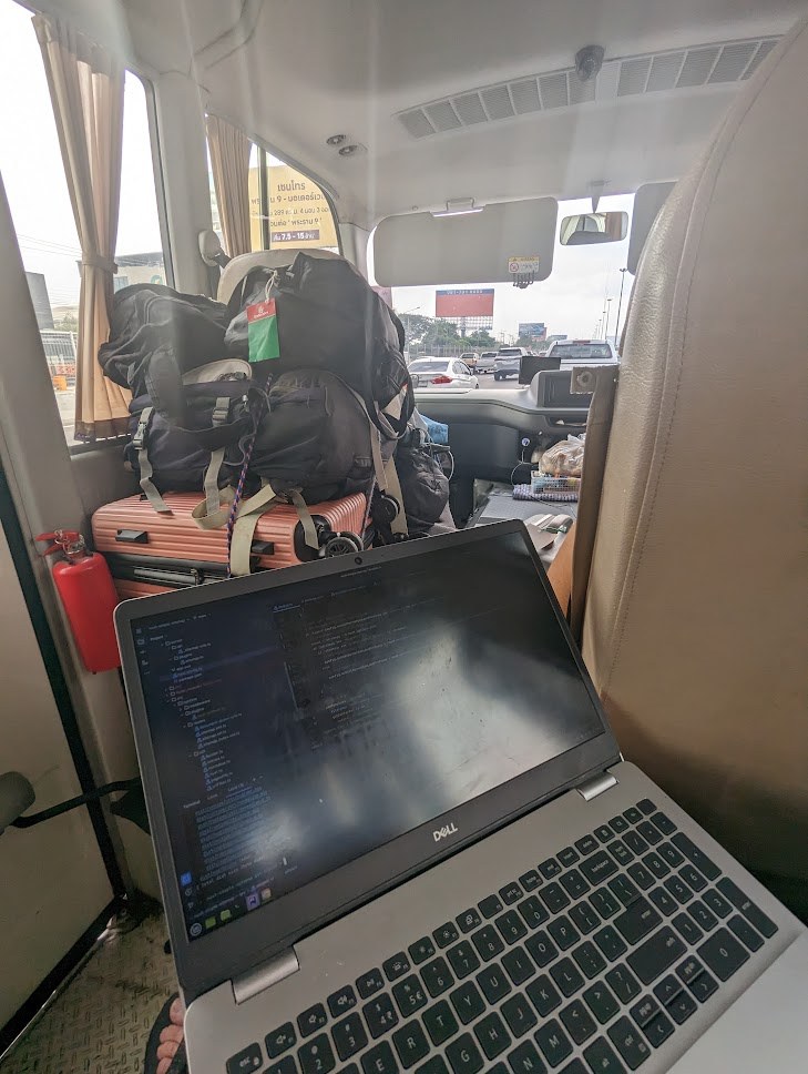Fixing Nuxt Simple Sitemap bugs on a bus to Ko Chang