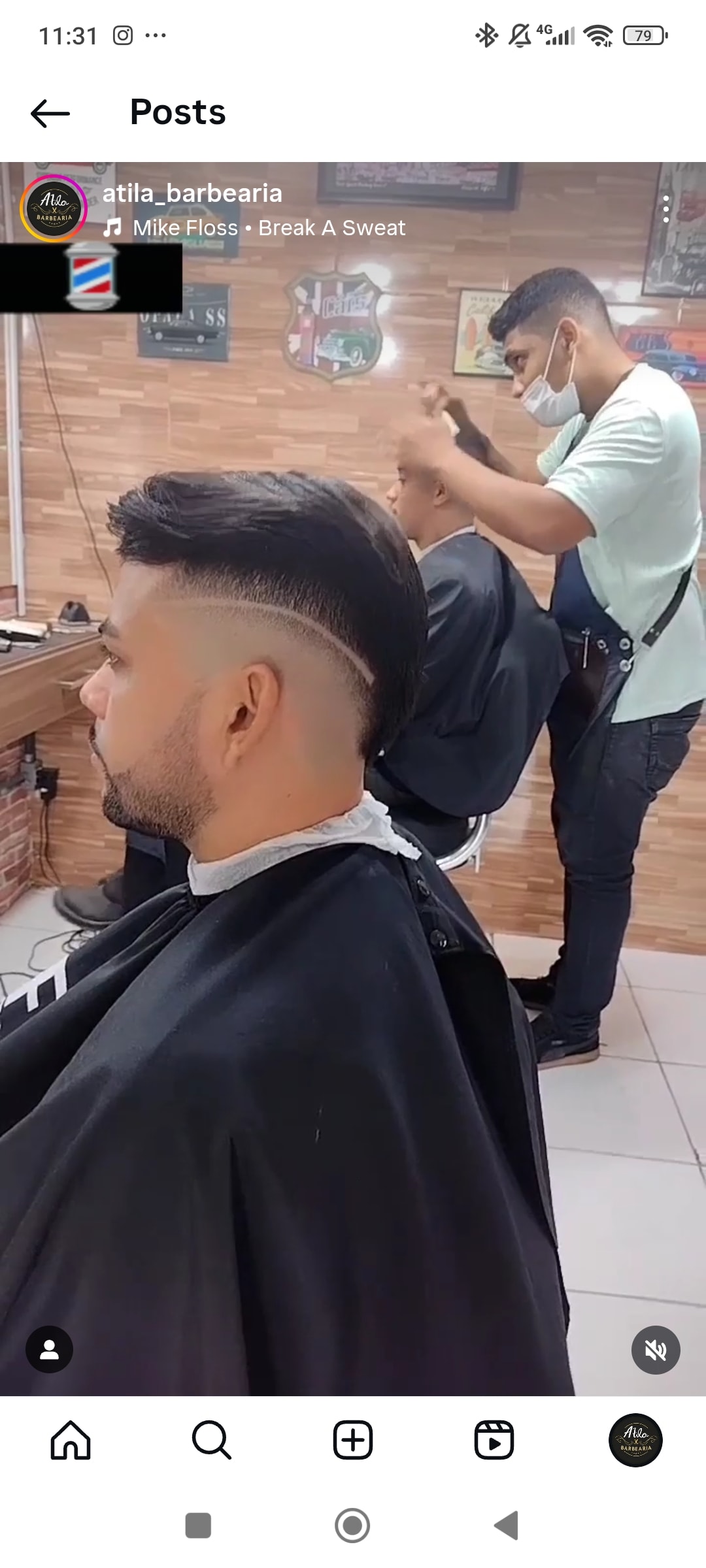 Degradê Navalhado e Barba