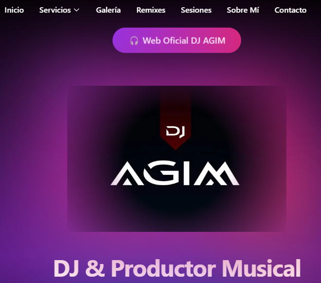 DJ AGIM - Plataforma Profesional para DJ