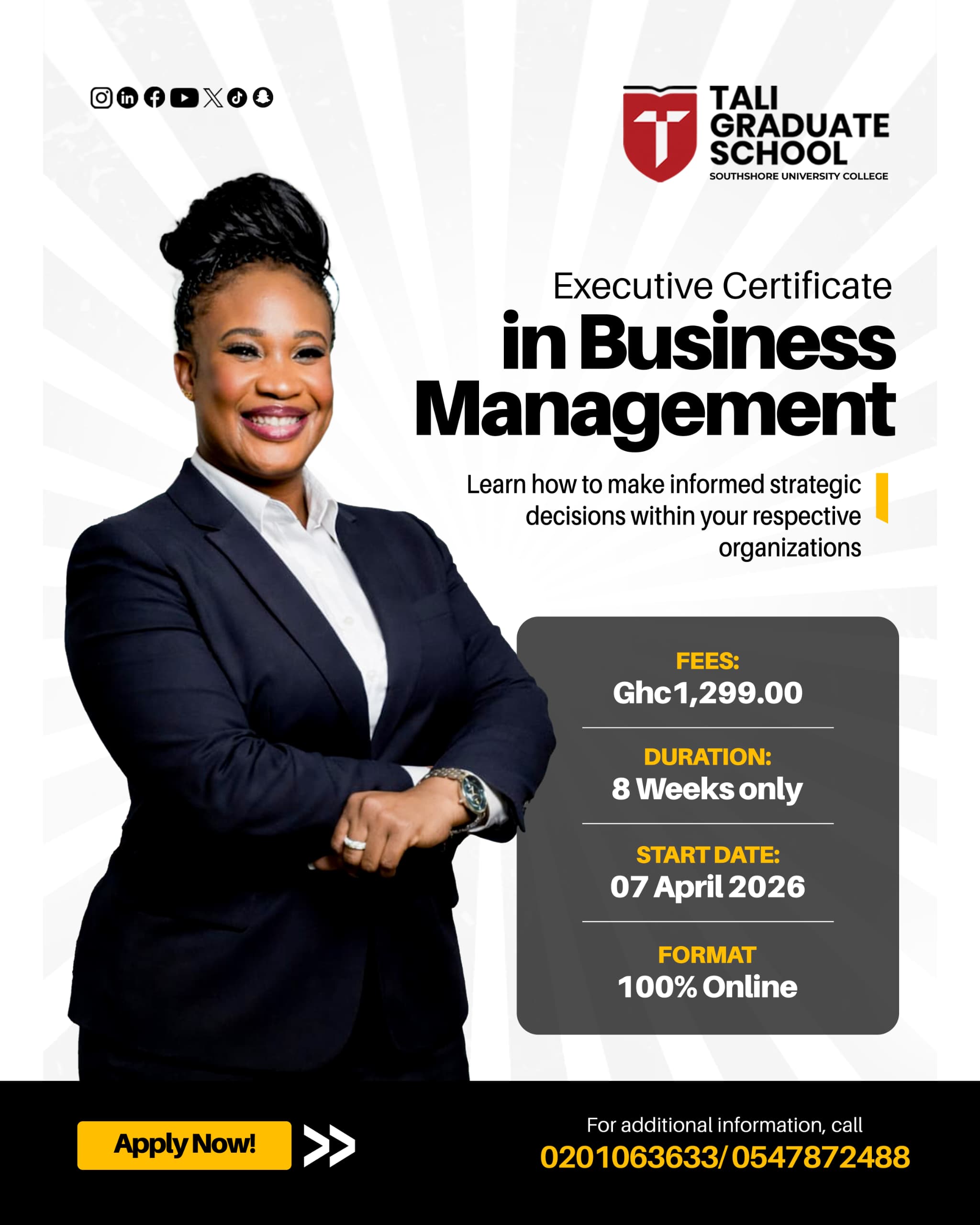 Executive Certificate in Business Management (ECBM)