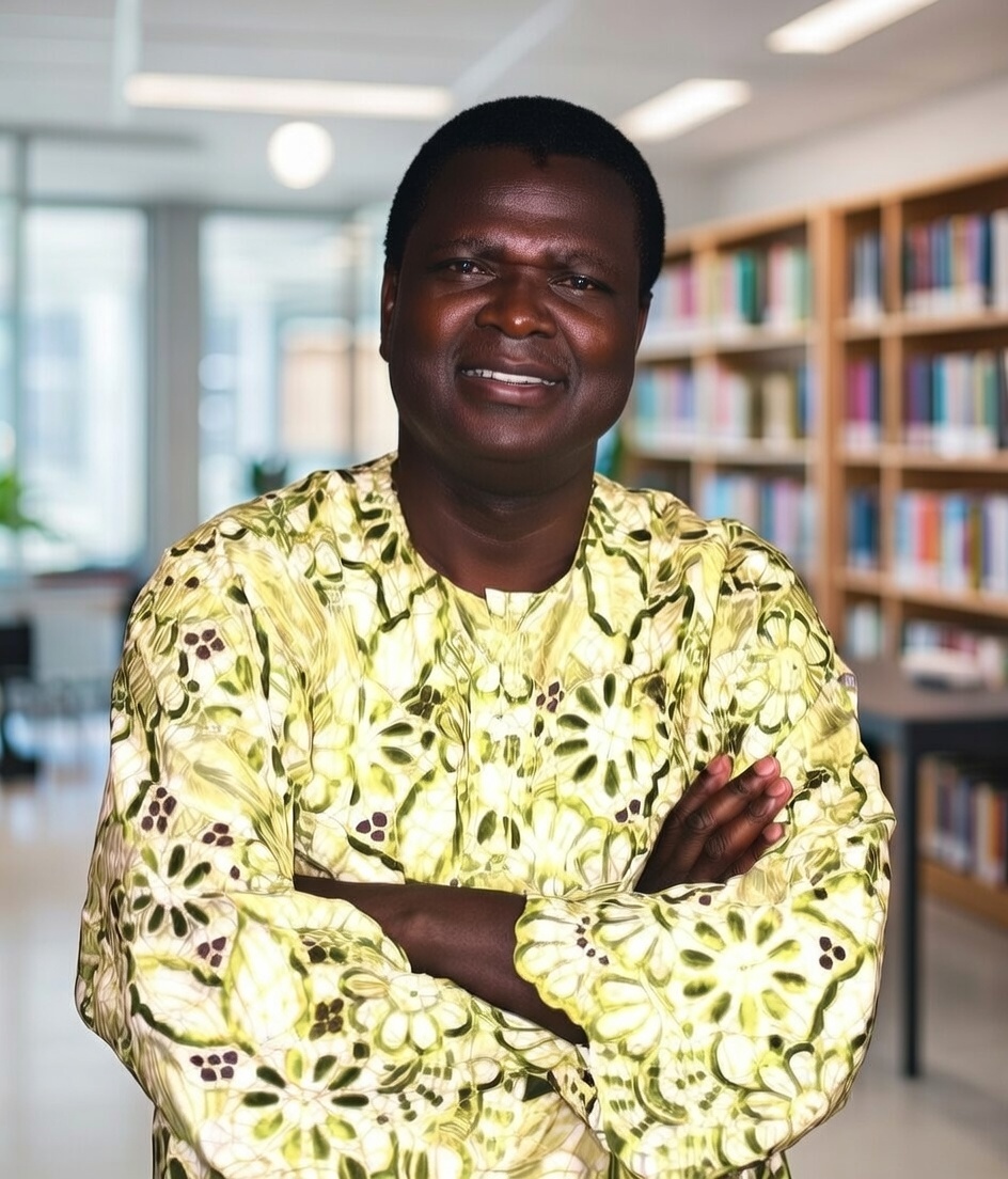 Professor Raouf Mama in academic attire