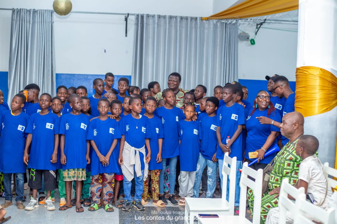 Raouf Mama with colleagues