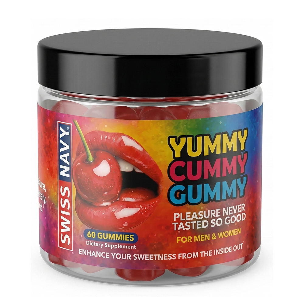 SN6010<br> Swiss Navy Yummy Gummy<br> Jar of 60