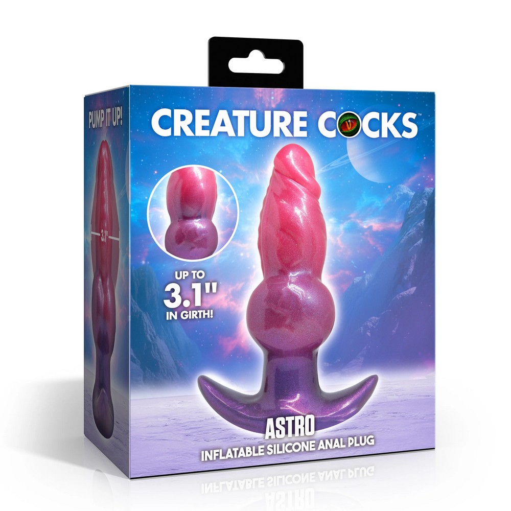 XR-AH984<br> Creature Cock <br> Astro Inflatable<br> Anal Plug
