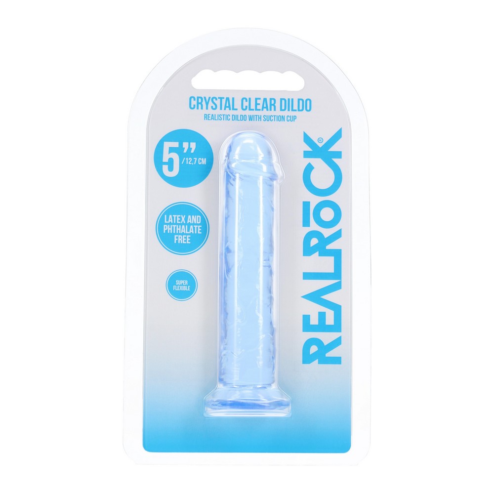 ST1480<br> 5" Realrock Dildo<br> Blue