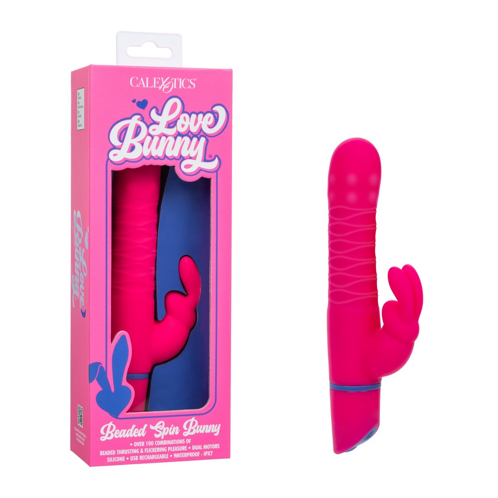 SE0619-59-3<br> Love Bunny<br> Beaded Spin Bunny