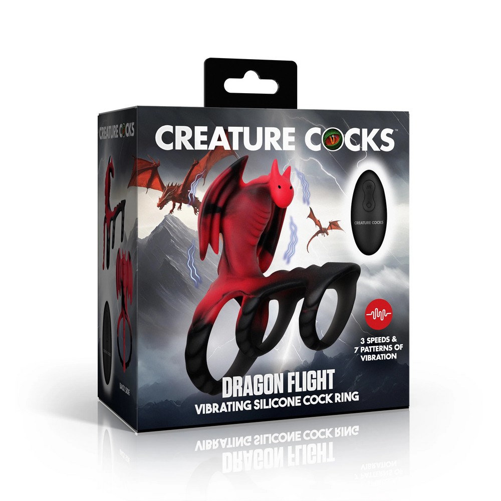 XR-AH767<br> Dragon Flight<br> Vibrating Cock Ring