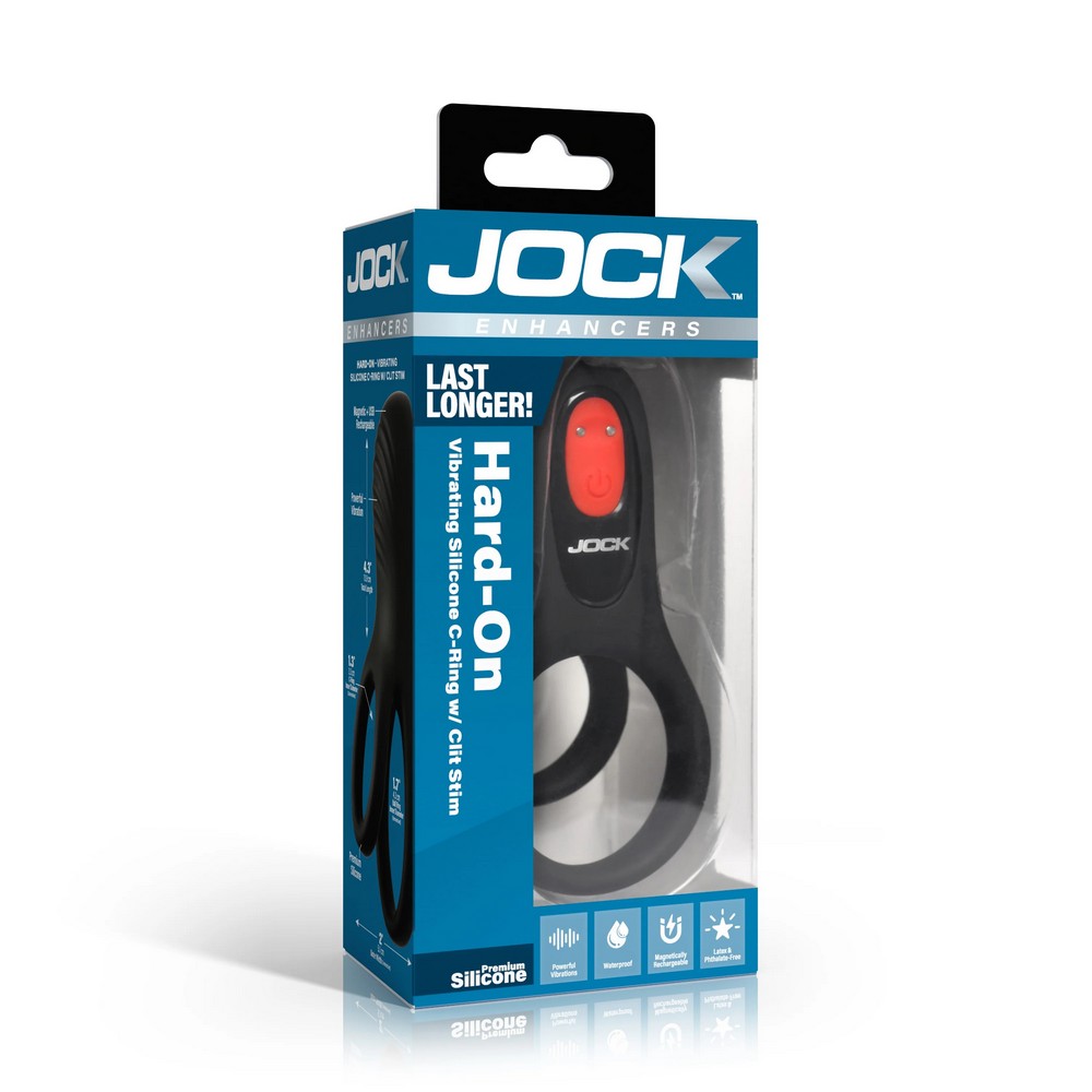 XR-CN1041<br> Hard-On C-Ring w/Clit Stim