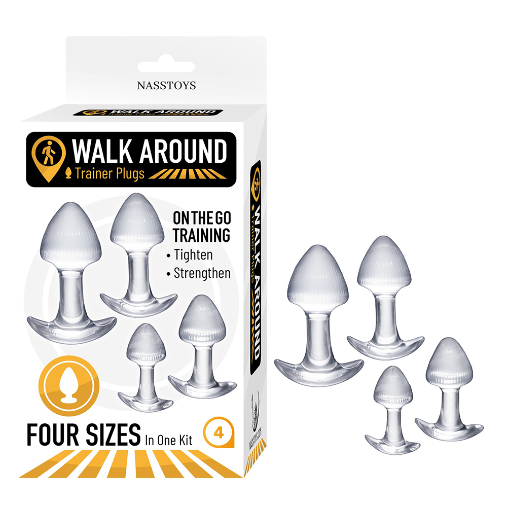 N3353-1<br> Walk Around Trainer Plugs<br> Clear