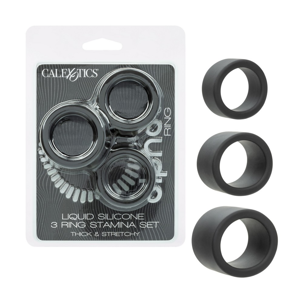 SE1492-65-2<br> Alpha Liquid Silicone<br> 3 Ring Stamina Set