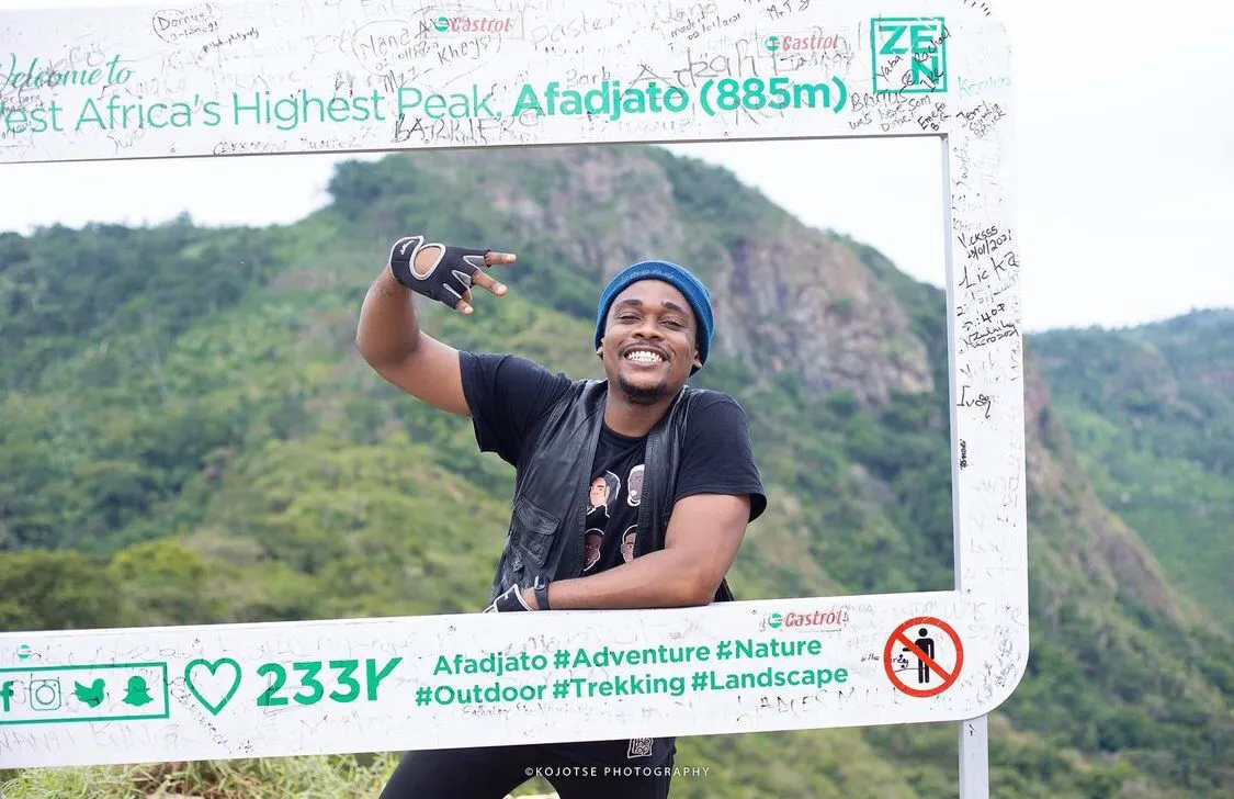 Derrick on Mt. Afadjato