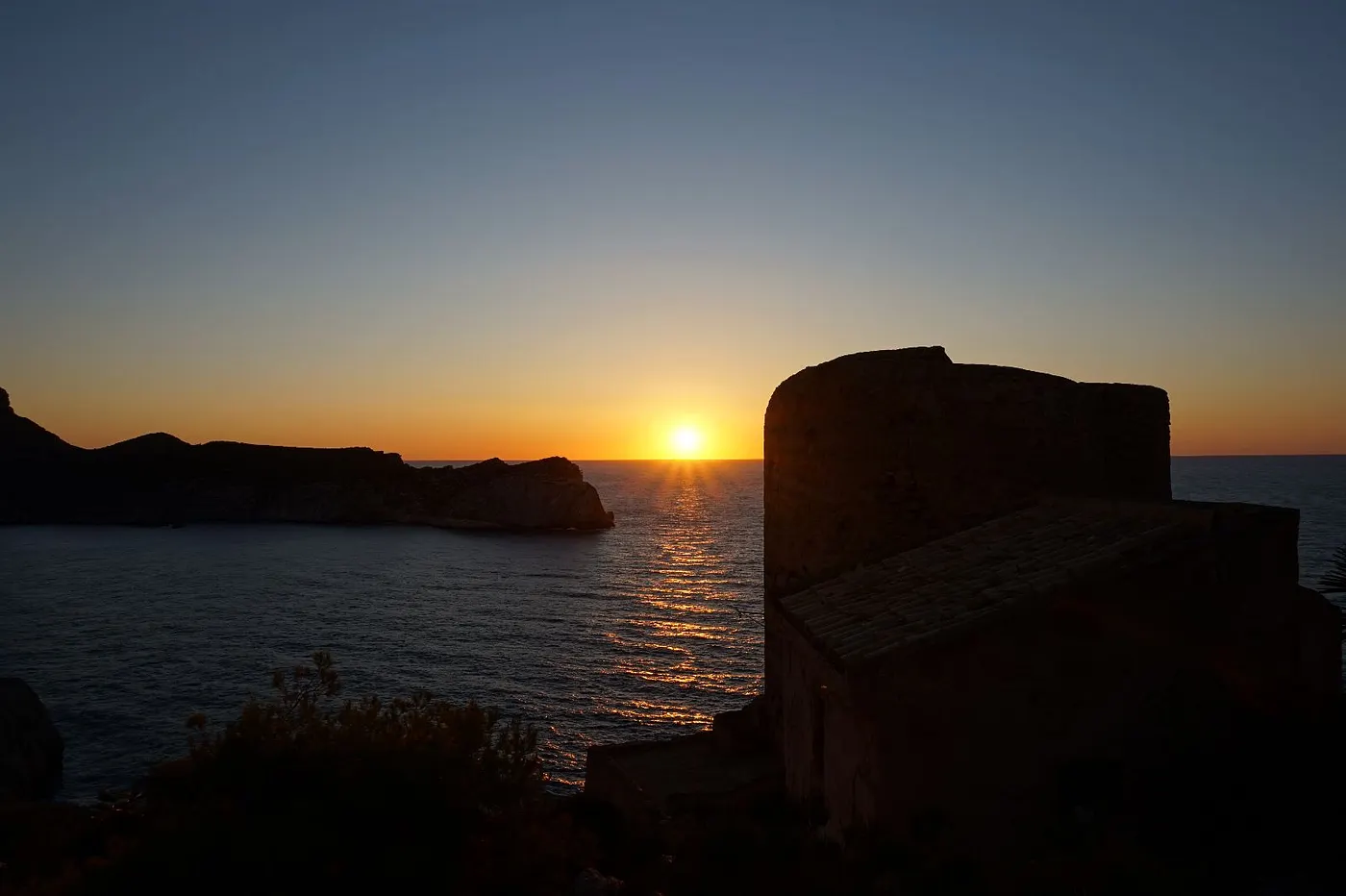 Sundown in Mallorca on a retreat