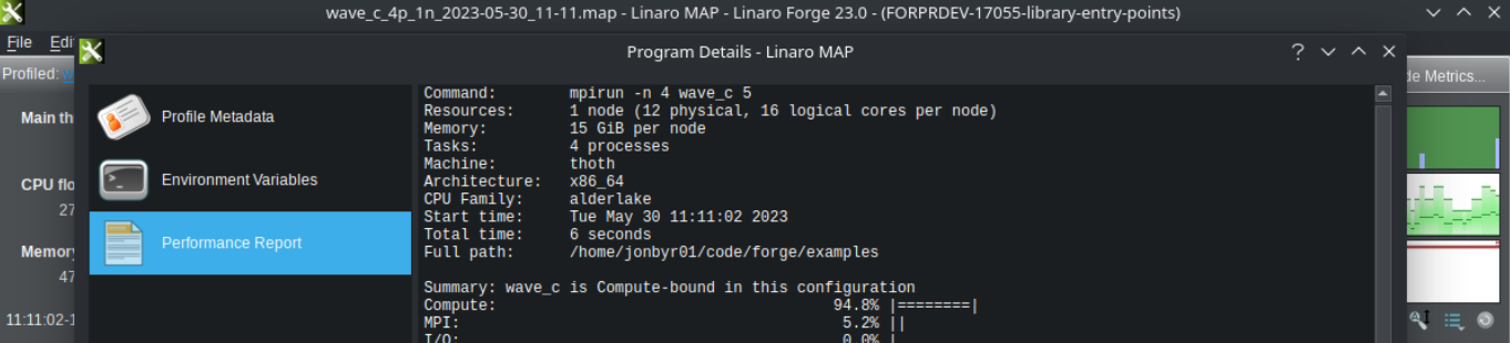 text version of linaro performance reports