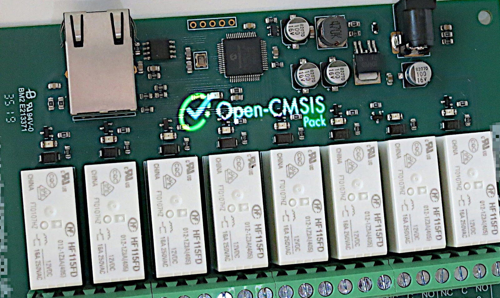 Picture of typical microcontroller-based IoT hardware where Open CMSIS Pack is applicable