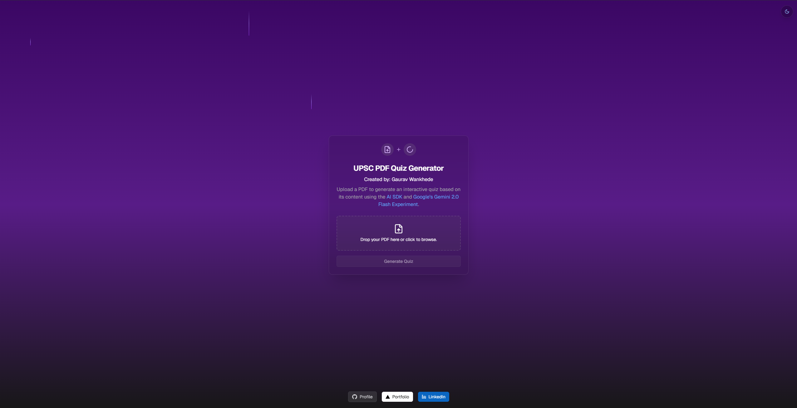 Heroic PDF Quiz Generator