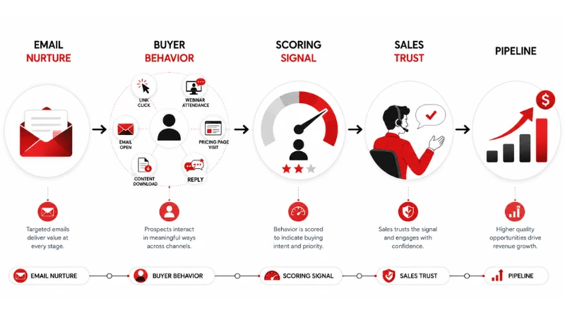 Image for Lead Scoring in Email Nurture: What Sales Actually Needs