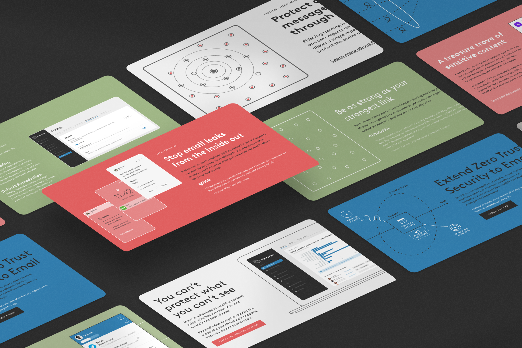 Material Security Website Development